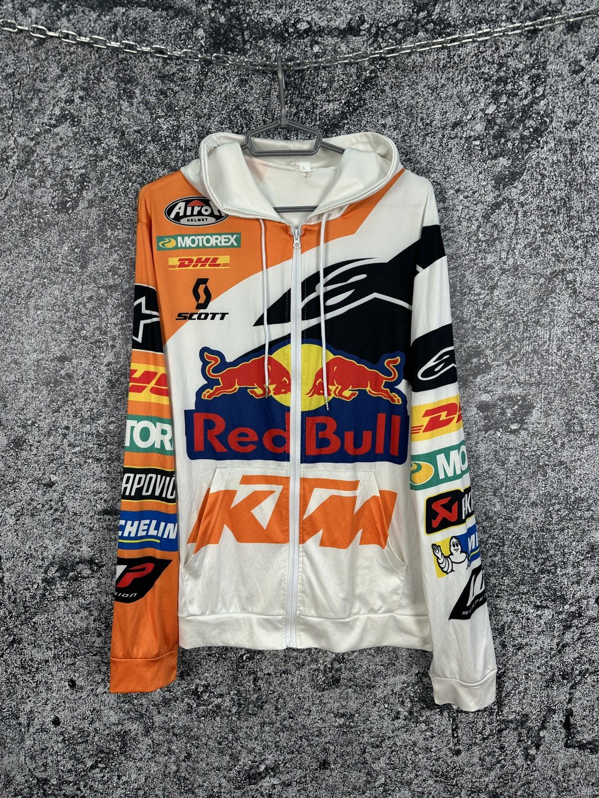 Vintage Men’s KTM Full Zip Racing Hoodie Red Bull Moto GP Size XXL Size US XXL / EU 58 / 5 - 2 Thumbnail