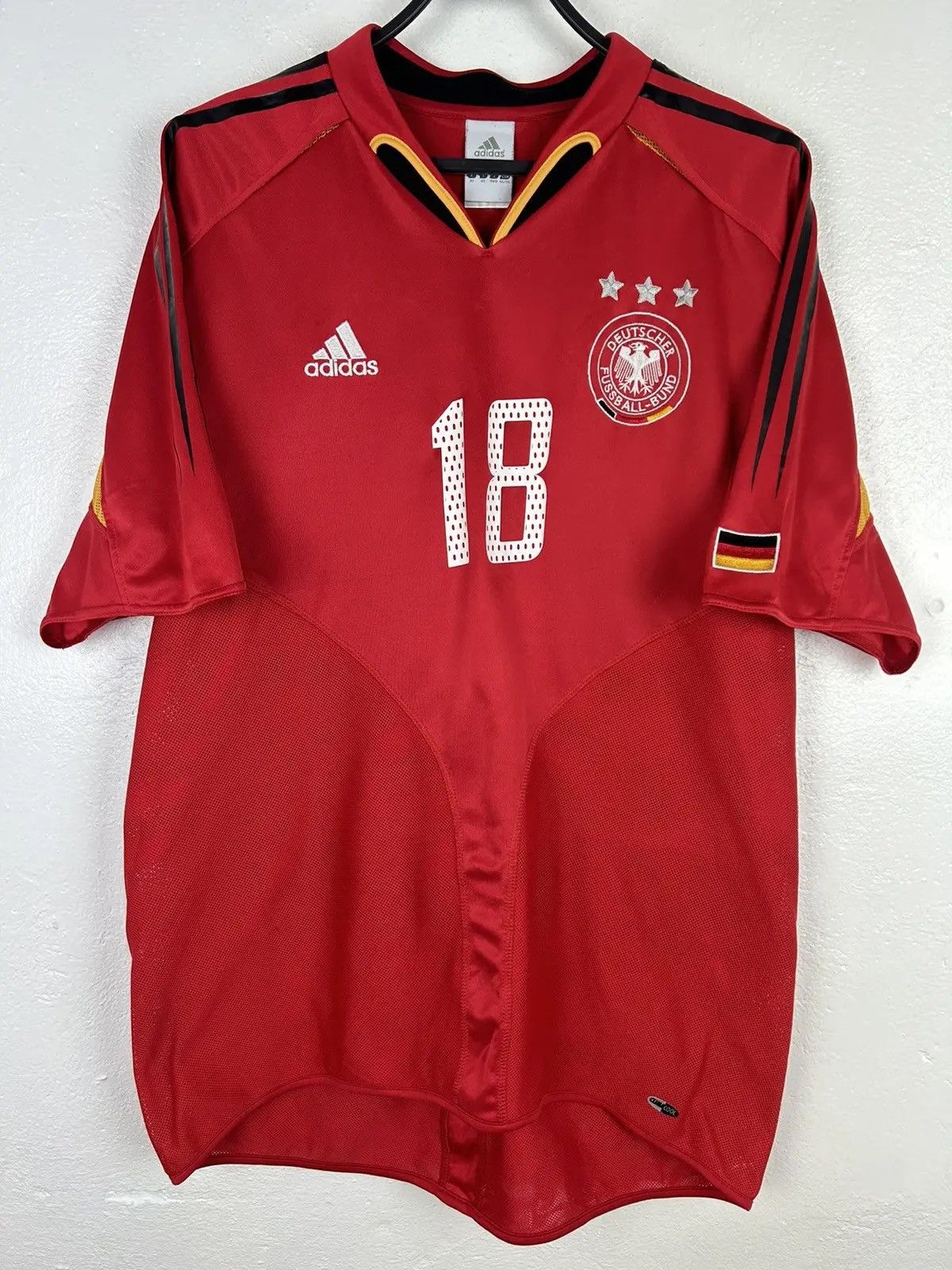 Adidas 00s Vintage Adidas Germany DFB 2004/05 Third Kit Jersey Size US XL / EU 56 / 4 - 1 Thumbnail