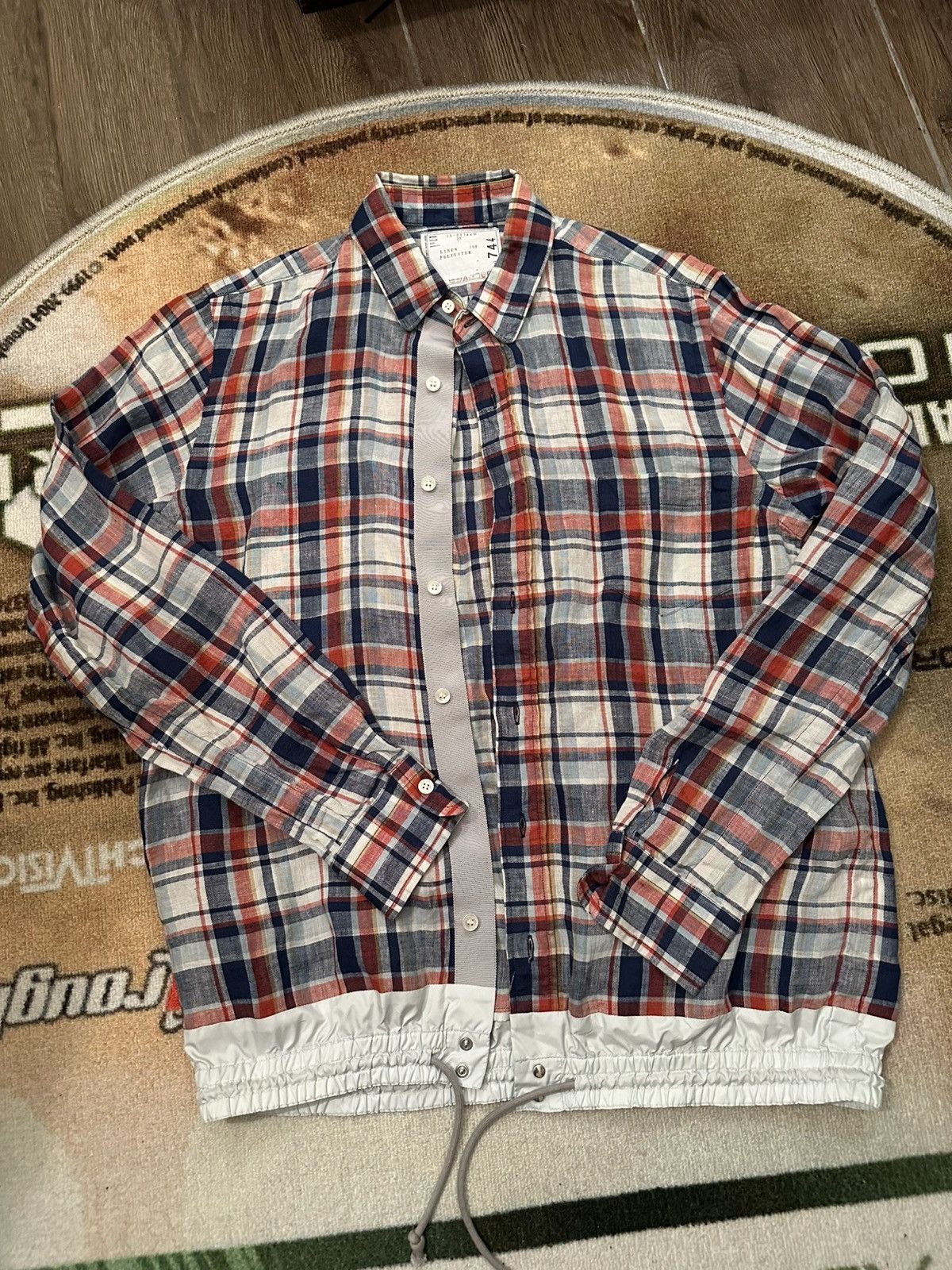 Sacai Sacai long-sleeve button-up shirt adjustable waist Size US M / EU 48-50 / 2 - 1 Thumbnail
