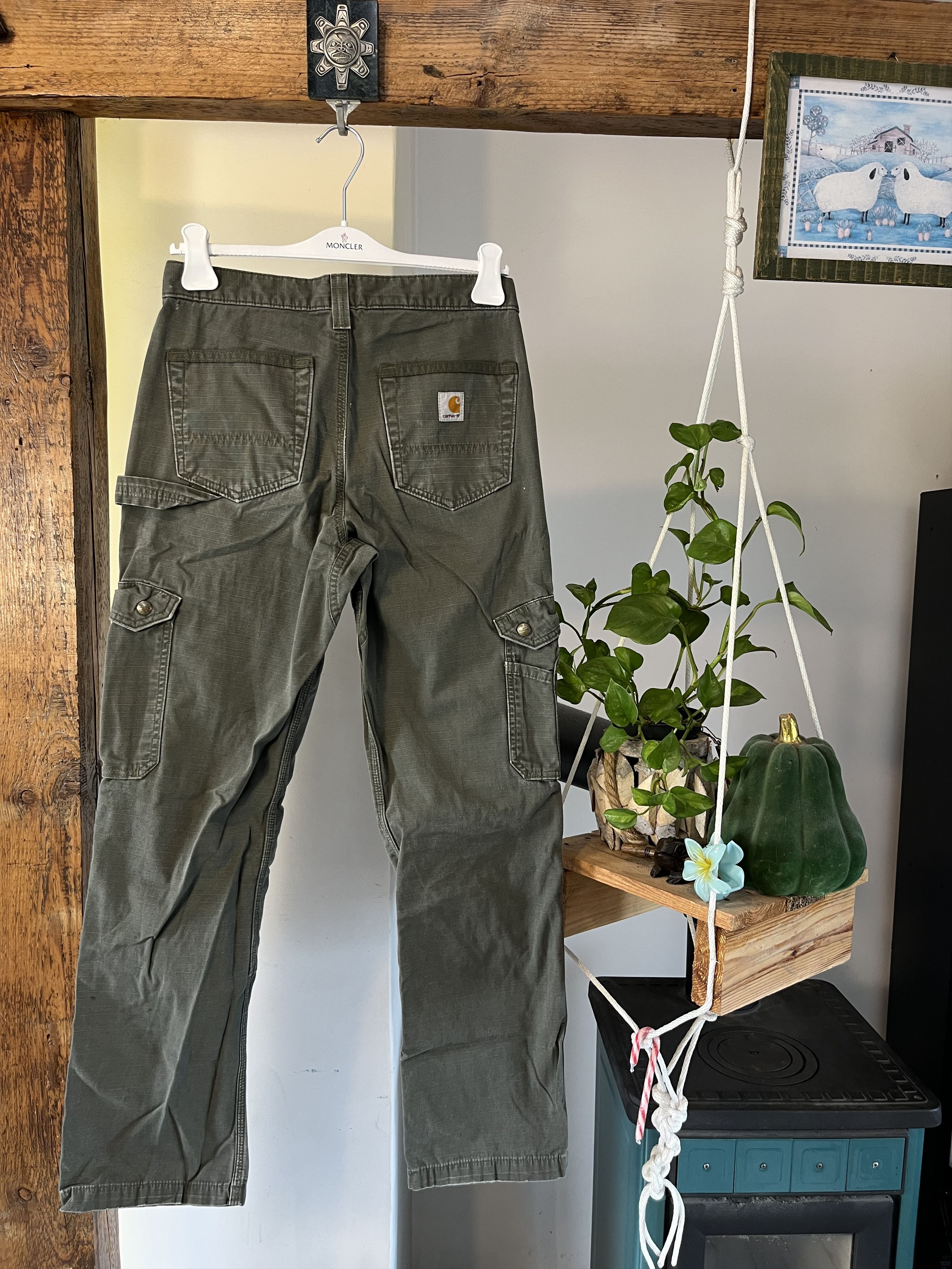 Carhartt Vintage Y2K Carhartt Relaxed Fit Ripstop Pants Military Size US 30 / EU 46 - 2 Thumbnail