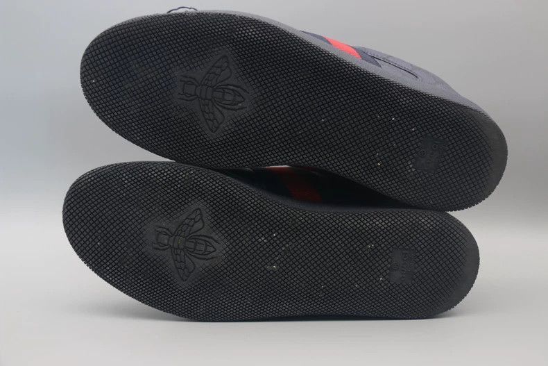 Gucci gucci screener gg men's sneakers blue black-2507 Size US 8 / EU 41 - 9 Thumbnail