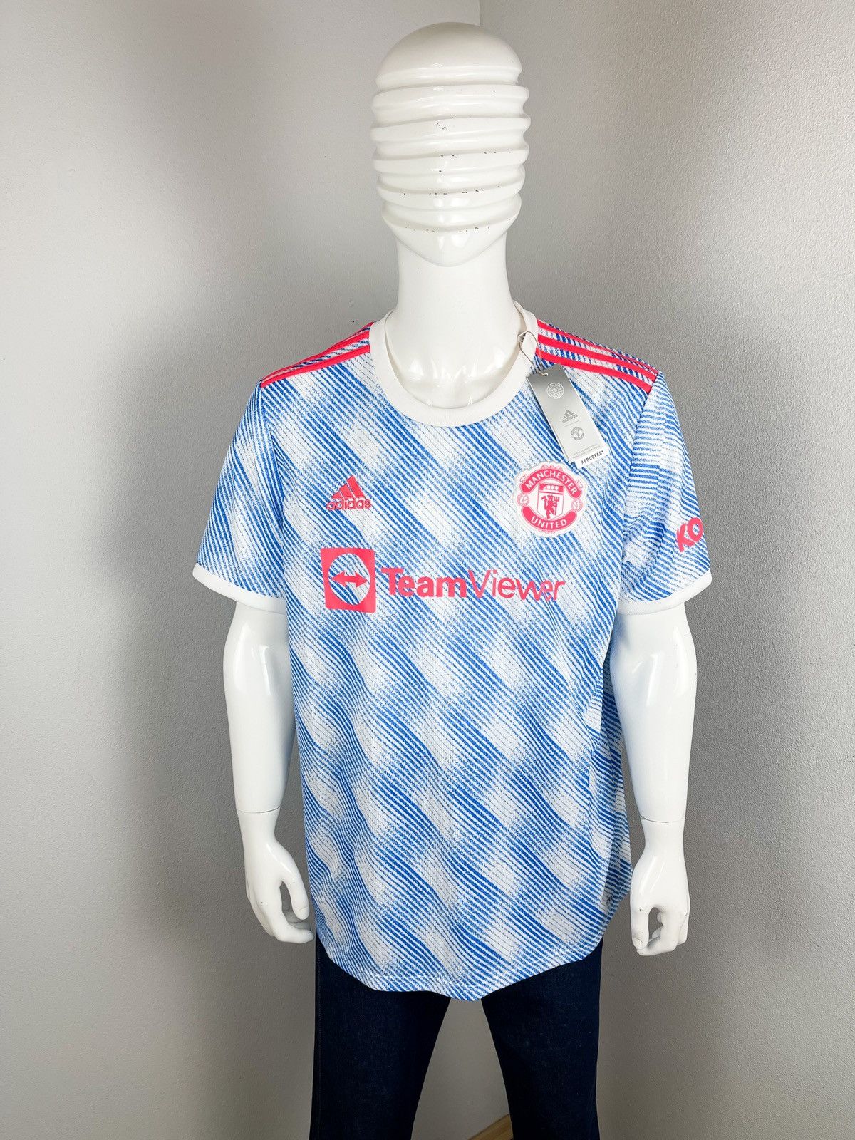 Adidas Manchester United 2021-22 Away Small Mans Football Soccer Size US XL / EU 56 / 4 - 1 Thumbnail