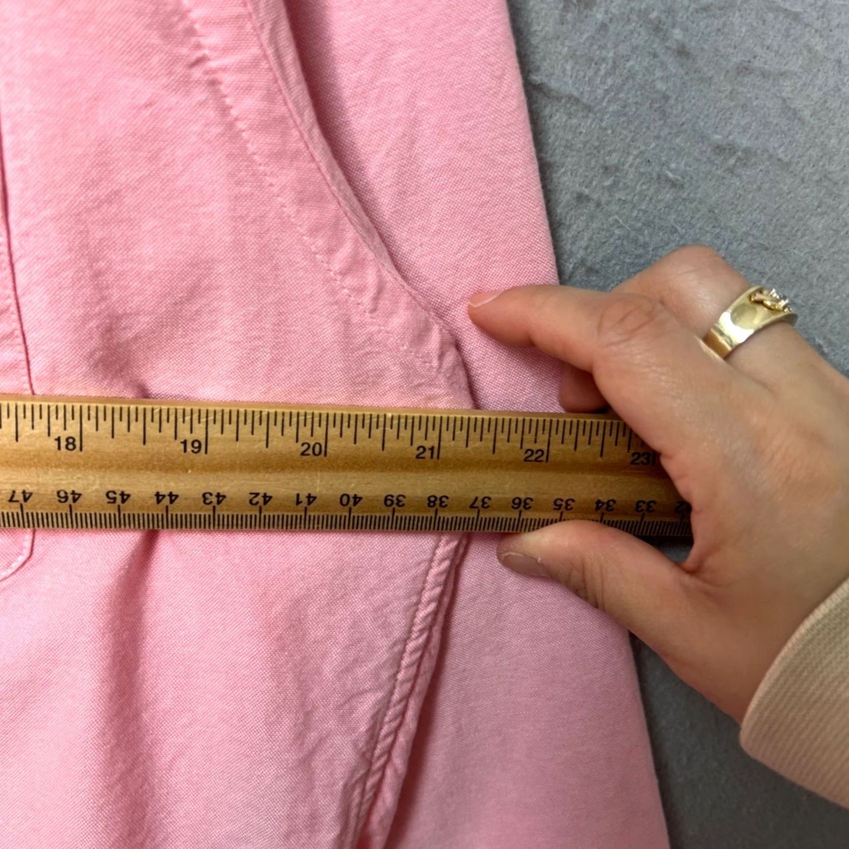 J.Crew J.CREW Mens Size Large Slim Fit Pink Lightweight Oxford Shirt Long Sleeve Button-Up Size US L / EU 52-54 / 3 - 4 Thumbnail