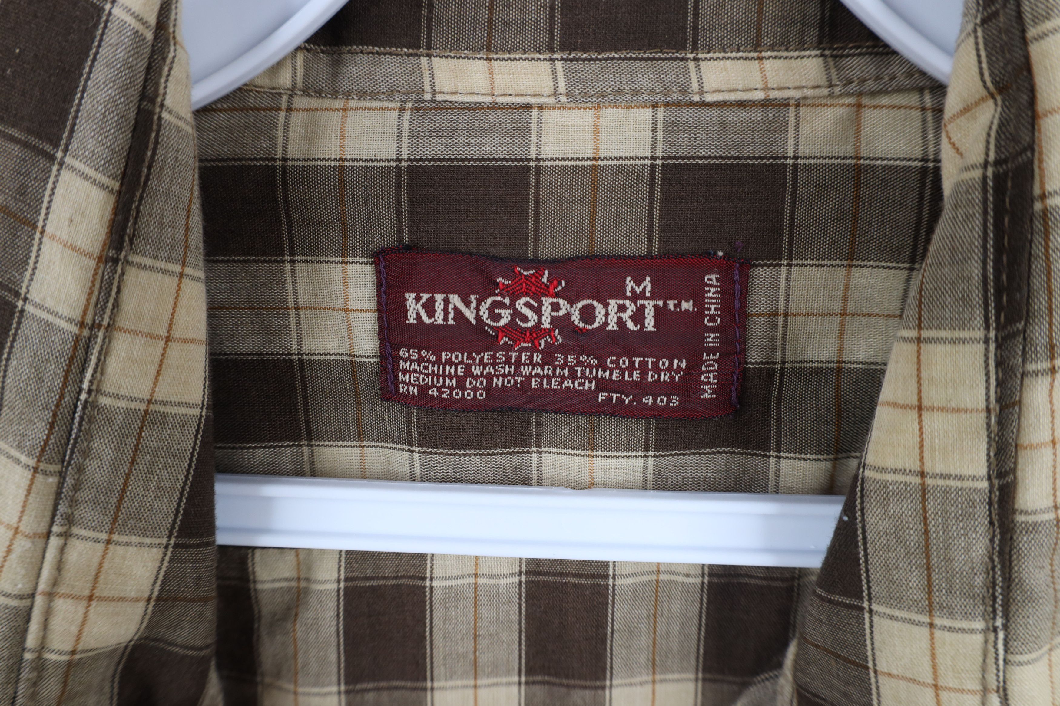 Vintage Vintage 70s Streetwear Checkered Plaid Collared Button Shirt Size US M / EU 48-50 / 2 - 5 Thumbnail