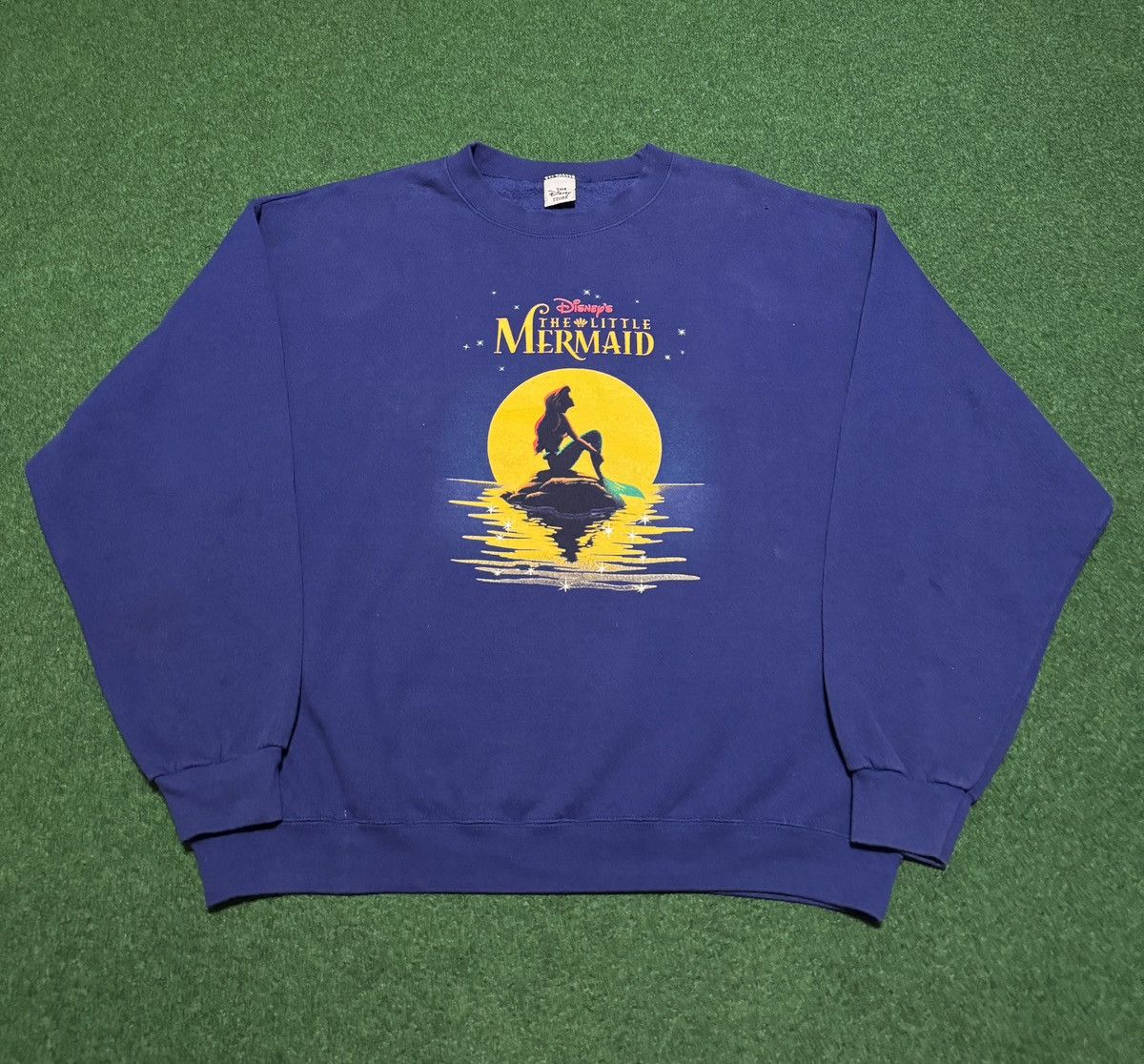 Disney Vtg 90s Disney Little Mermaid RARE Movie Promo Sweatshirt Size US XXL / EU 58 / 5 - 1 Thumbnail