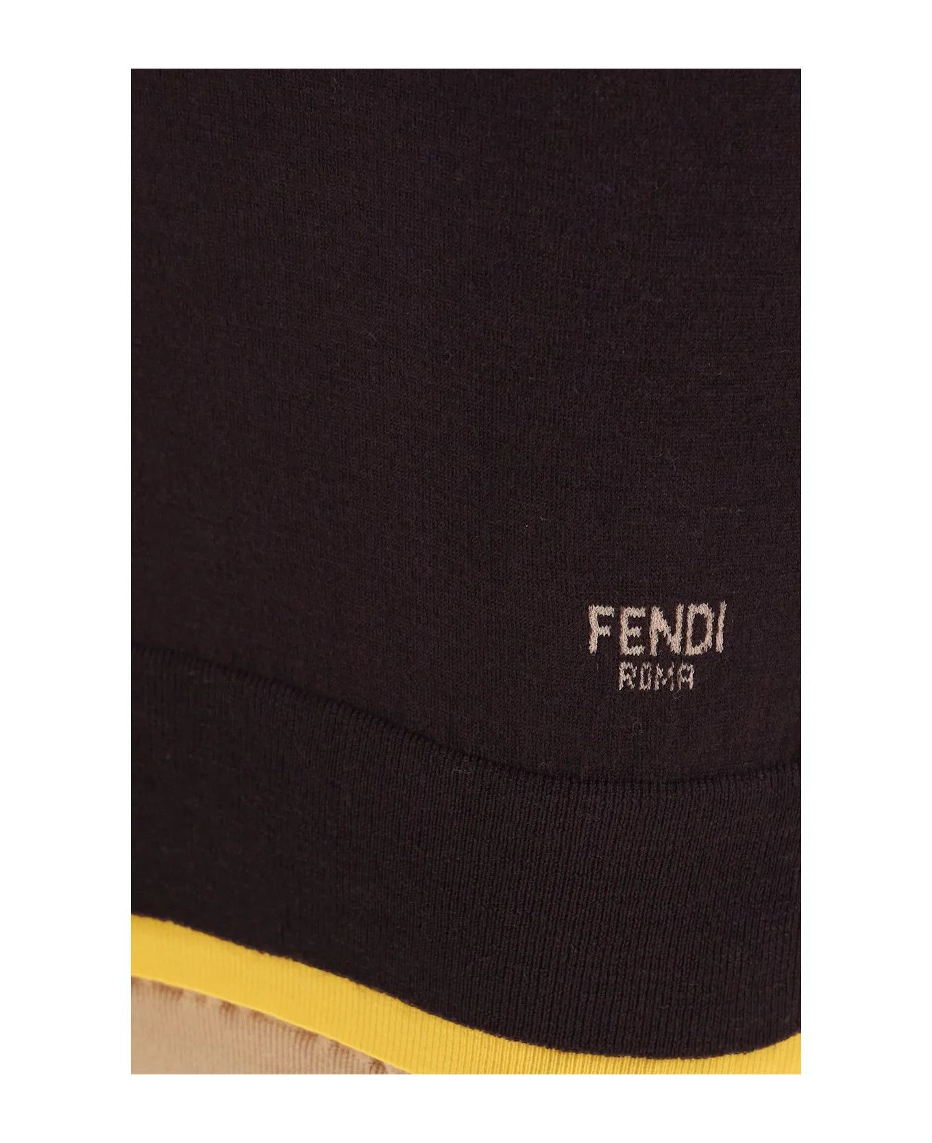Fendi o1s1wg110326 Dress in Brown Size L / US 10 / IT 46 - 3 Thumbnail