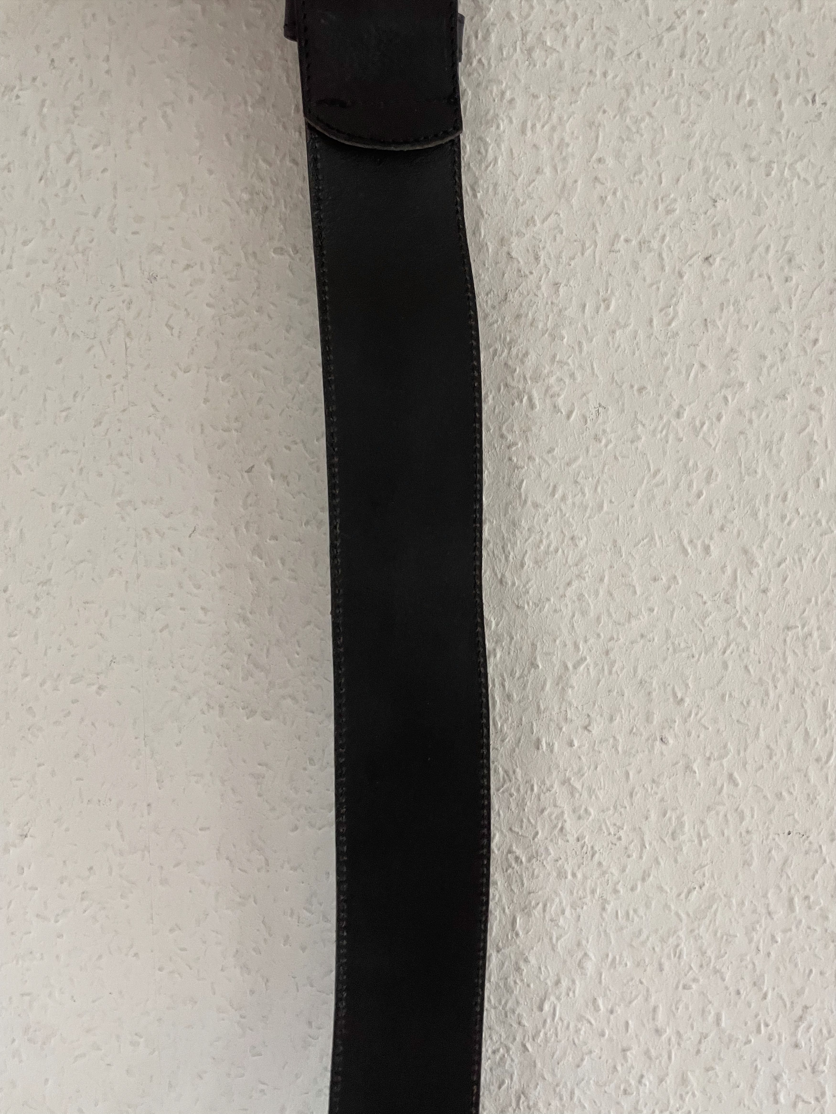 Dsquared2 Speed Oil Big Buckle Leather Belt Size 34 - 10 Thumbnail