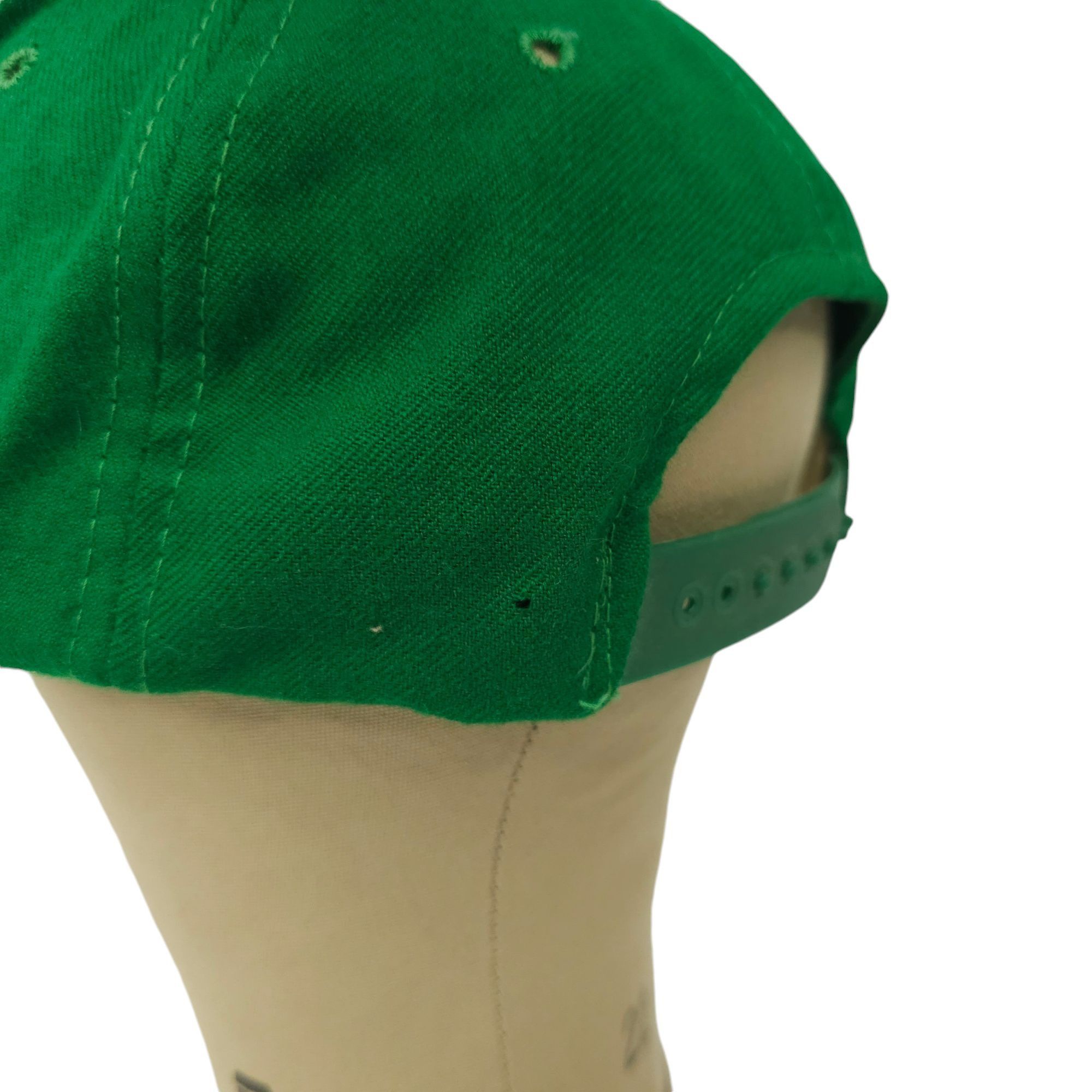 Sports Specialties Boston Celtics Script Cap Vtg 90s READ Moth Holes Snapback Size ONE SIZE - 20 Thumbnail