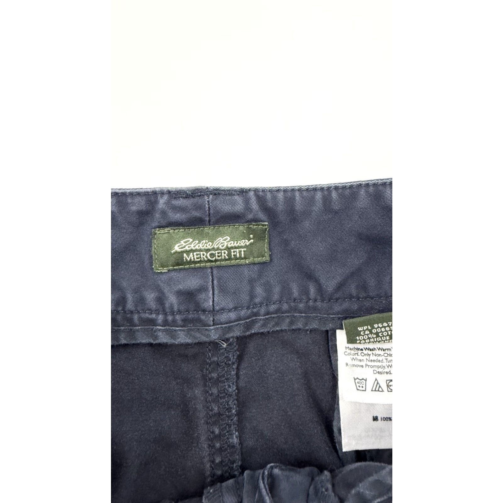 Eddie Bauer Eddie Bauer Shorts Womens Size 10 Navy Blue Mercer Fit 100% Cotton Casual Summer Size 32" / US 10 / IT 46 - 3 Thumbnail