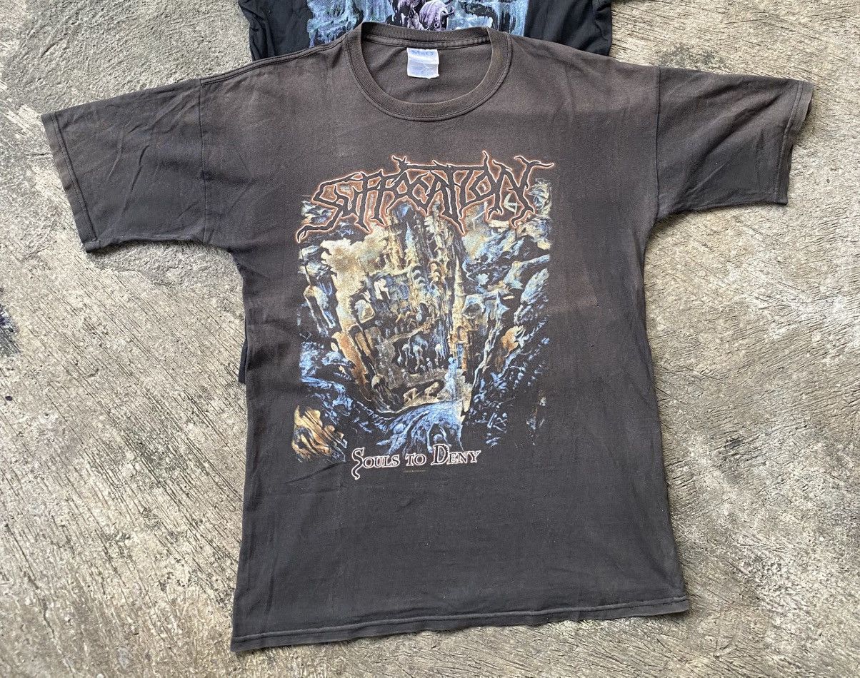 Band Tees Vintage Suffocation 2005 Souls to Deny Brutal Death Size US L / EU 52-54 / 3 - 1 Thumbnail