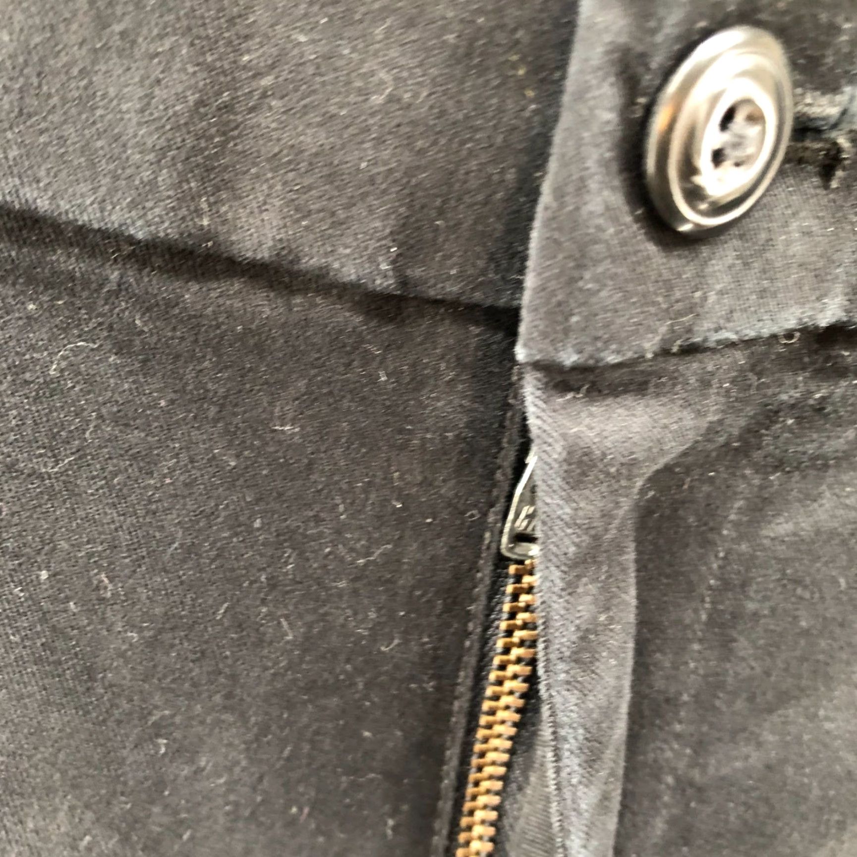 Gap Gap Straight Leg Chino Pants Mens 34x34 Black Stretch Flat Front Size US 34 / EU 50 - 4 Thumbnail
