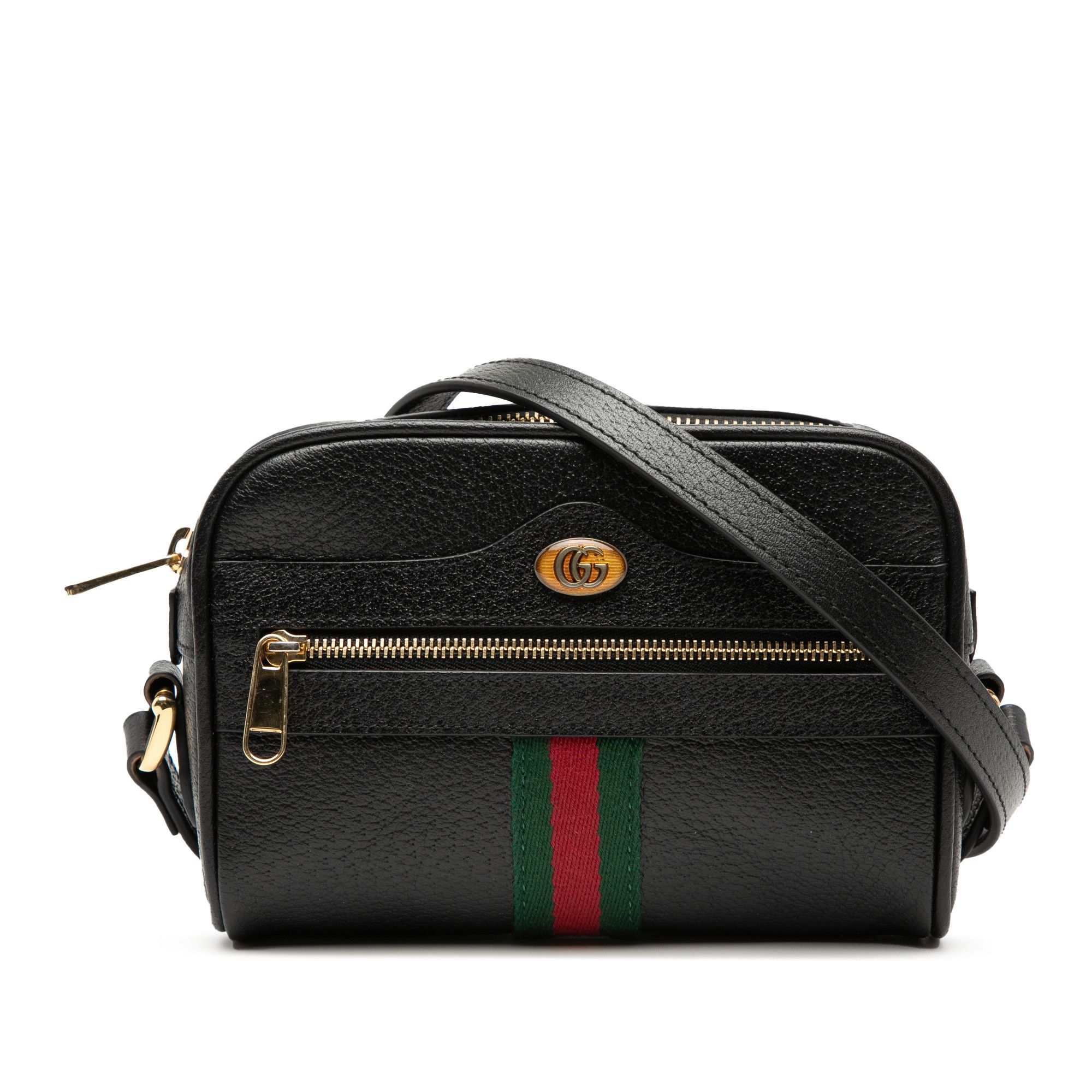 Gucci Gucci Mini Leather Ophidia Crossbody Size ONE SIZE - 1 Thumbnail