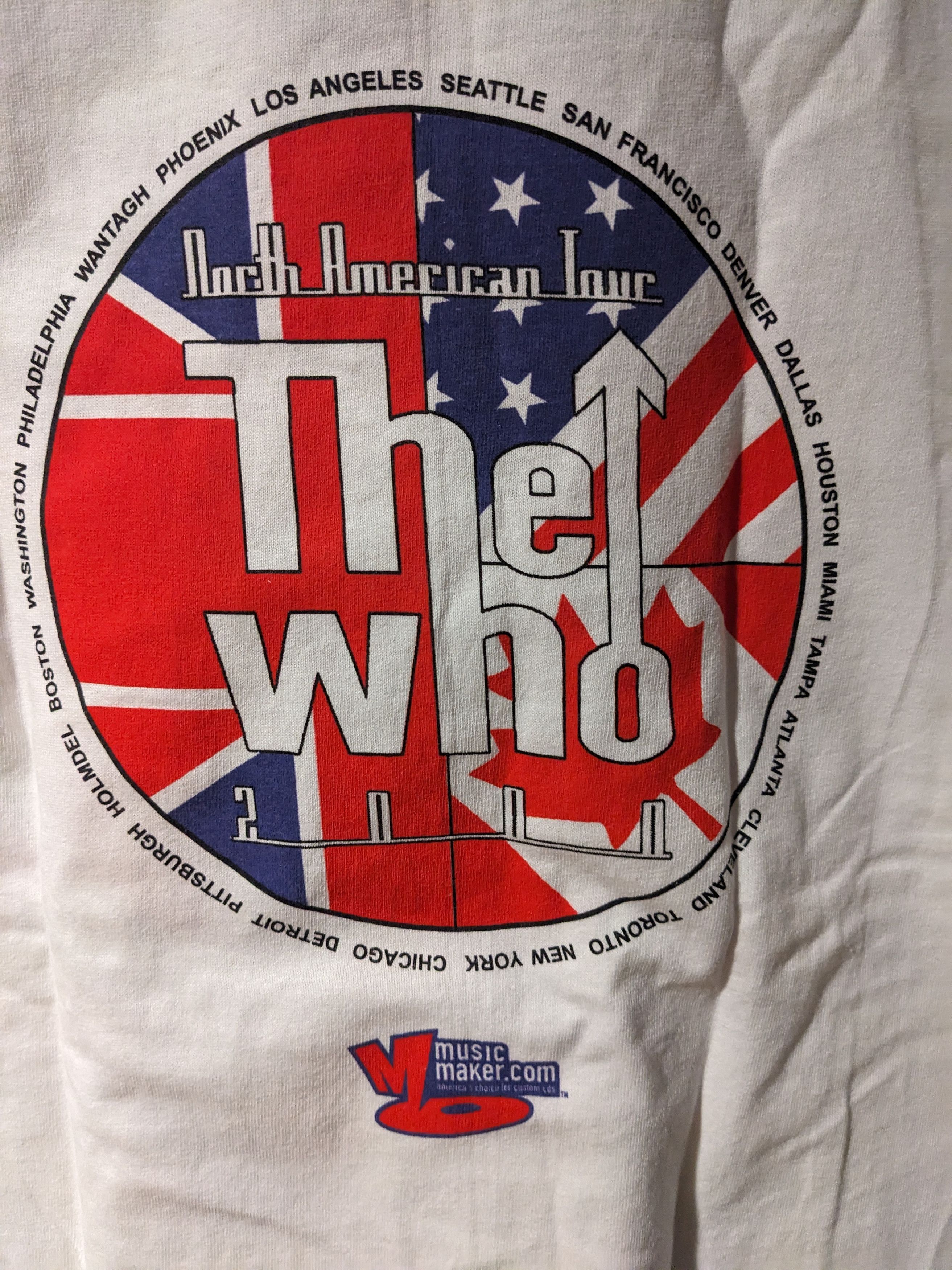 Band Tees × Vintage Vintage 90s The Who Maximum R&B Guitar Band Music T-Shirt Size US M / EU 48-50 / 2 - 5 Thumbnail