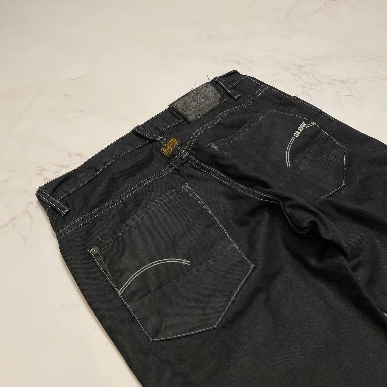 G-Star G-STAR GSTAR RAW BLACK DENIM JEANS SIZE M JAPANEESE Size US 32 / EU 48 - 6 Thumbnail