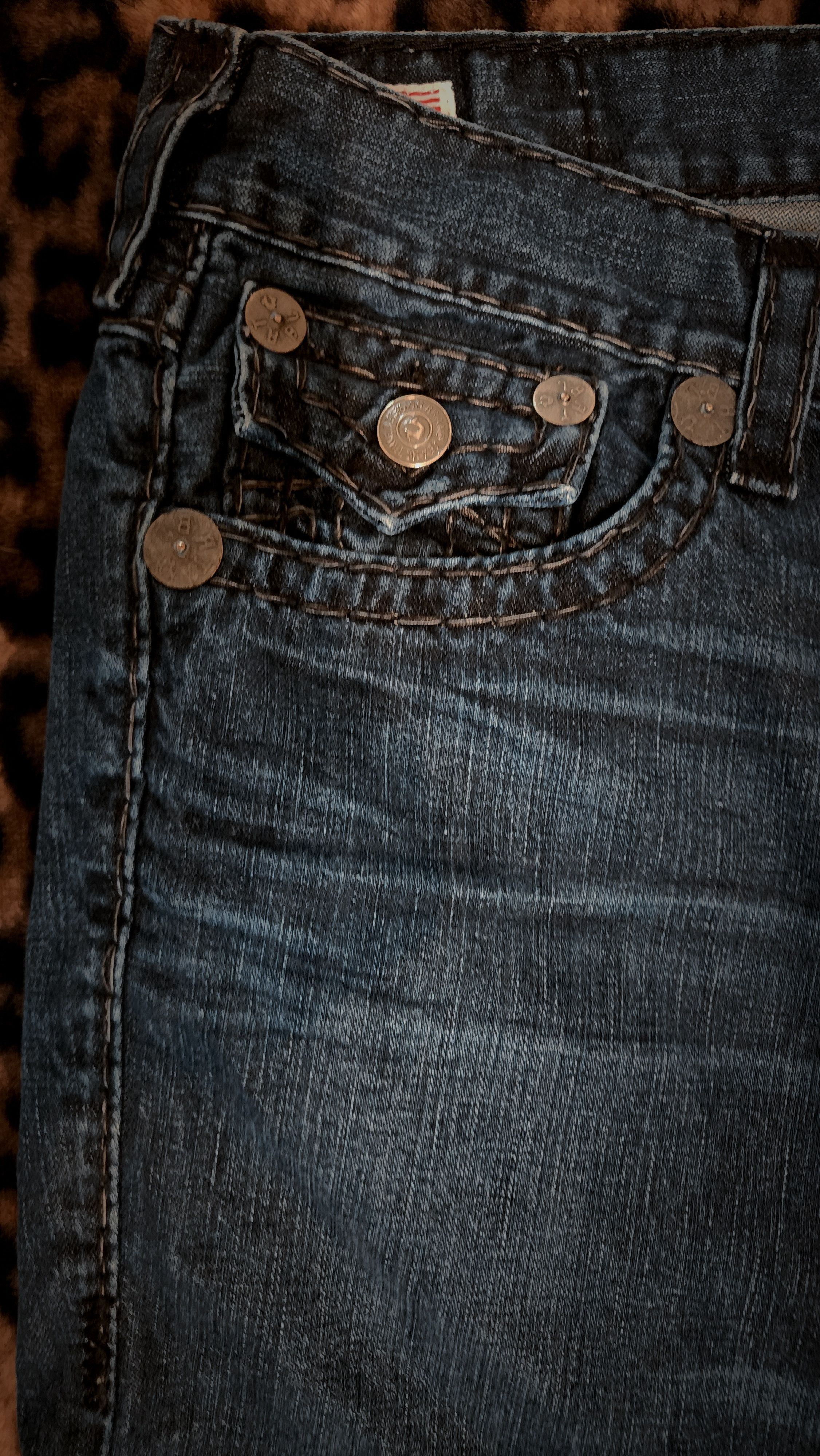 True Religion True Religion Super T Vintage Jeans Size US 36 / EU 52 - 10 Thumbnail