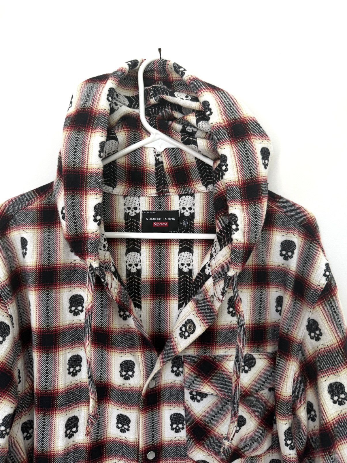 Number (N)ine × Supreme Supreme x Number (N)ine Hooded Skull