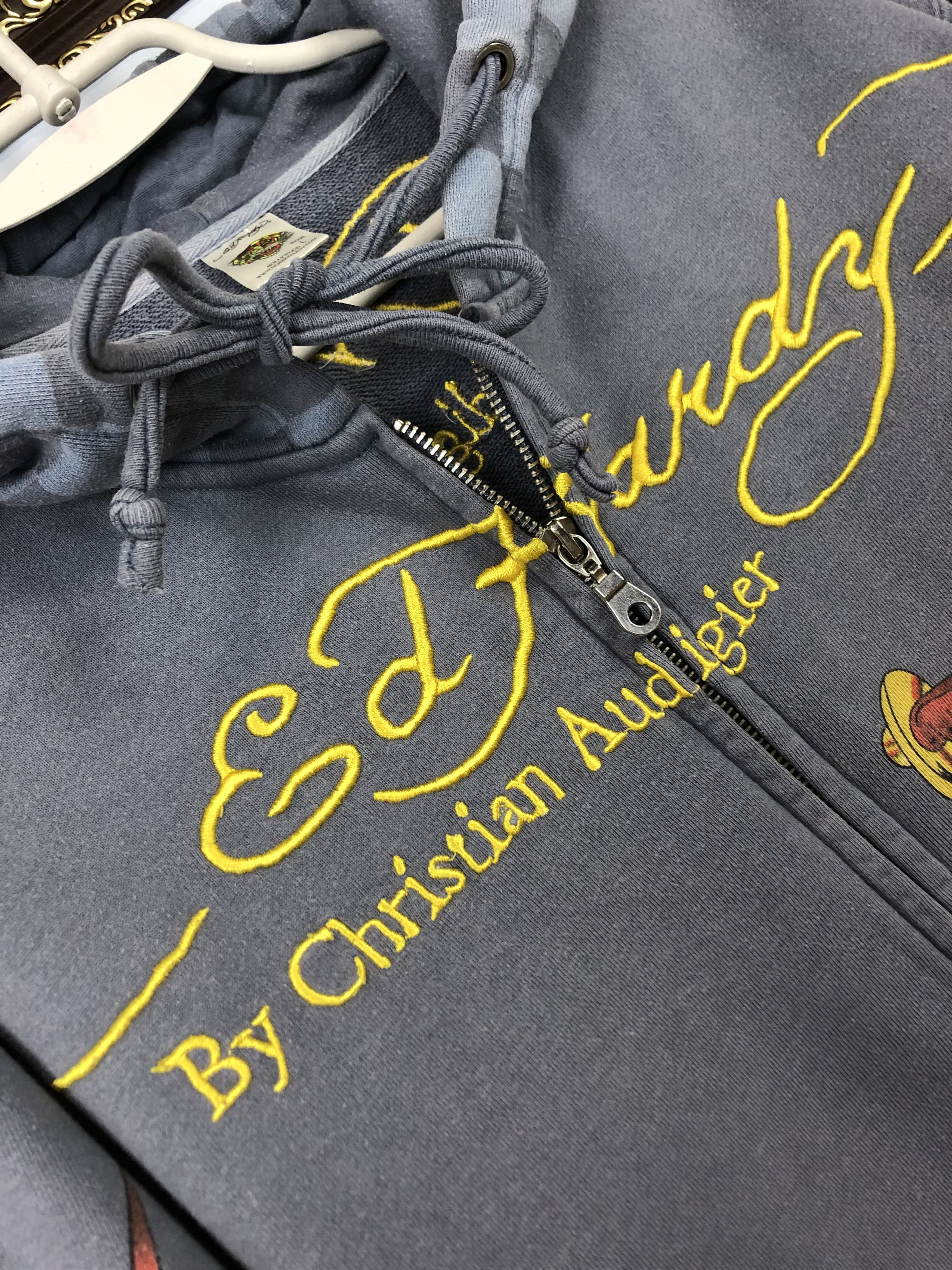Ed Hardy × Vintage Vintage Ed Hardy Hoodie Jacket Rare Skull Hype Size US L / EU 52-54 / 3 - 8 Thumbnail