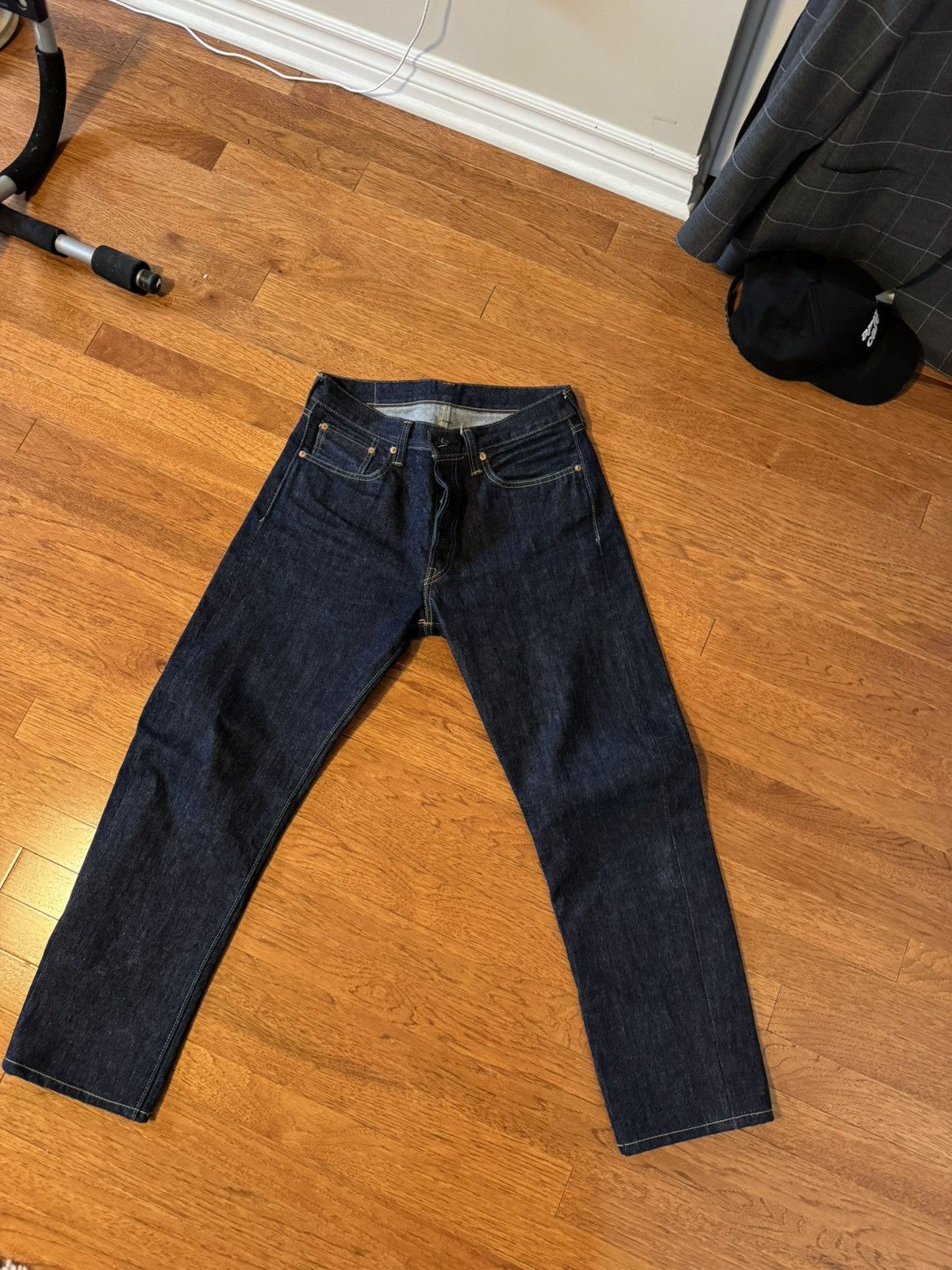 Sugar Cane Sugar cane 31x27 1947 japanese raw denim jeans straight fit Size US 31 - 1 Thumbnail
