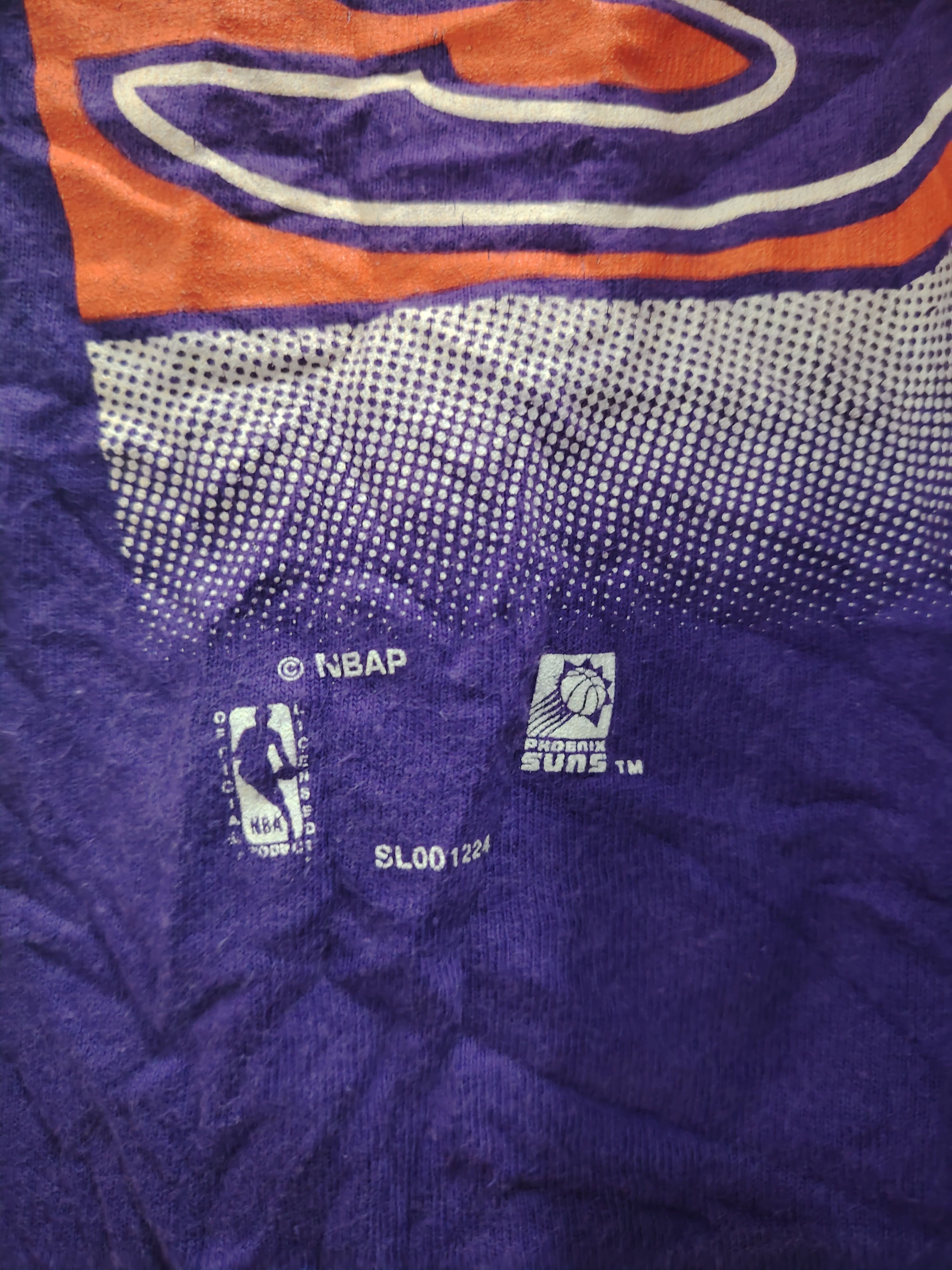 Salem Sportswear Vintage 90s Phoenix Suns NBA Salem Tee Shirt AOP Size US XL / EU 56 / 4 - 3 Thumbnail