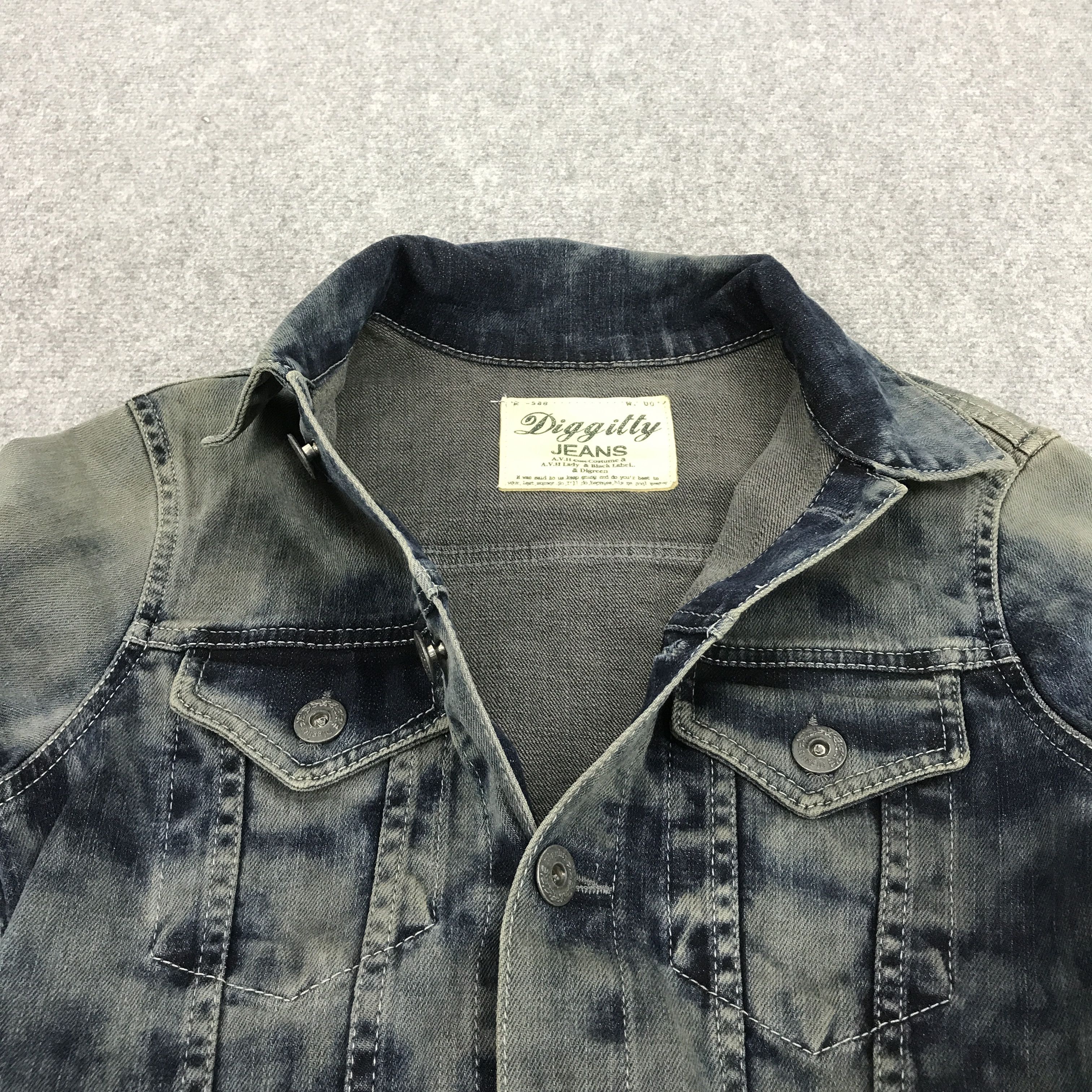 Japanese Brand DIGGITTY JEAN JAPAN STYLE BUTTON JACKET Size US M / EU 48-50 / 2 - 4 Thumbnail