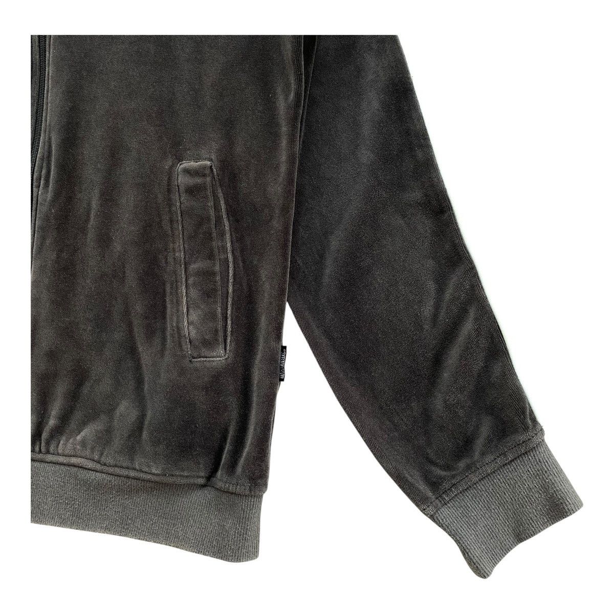 Hysteric Glamour Vintage Hysteric Glamour Velour Track Jacket Charcoal Grey Size US S / EU 44-46 / 1 - 5 Thumbnail