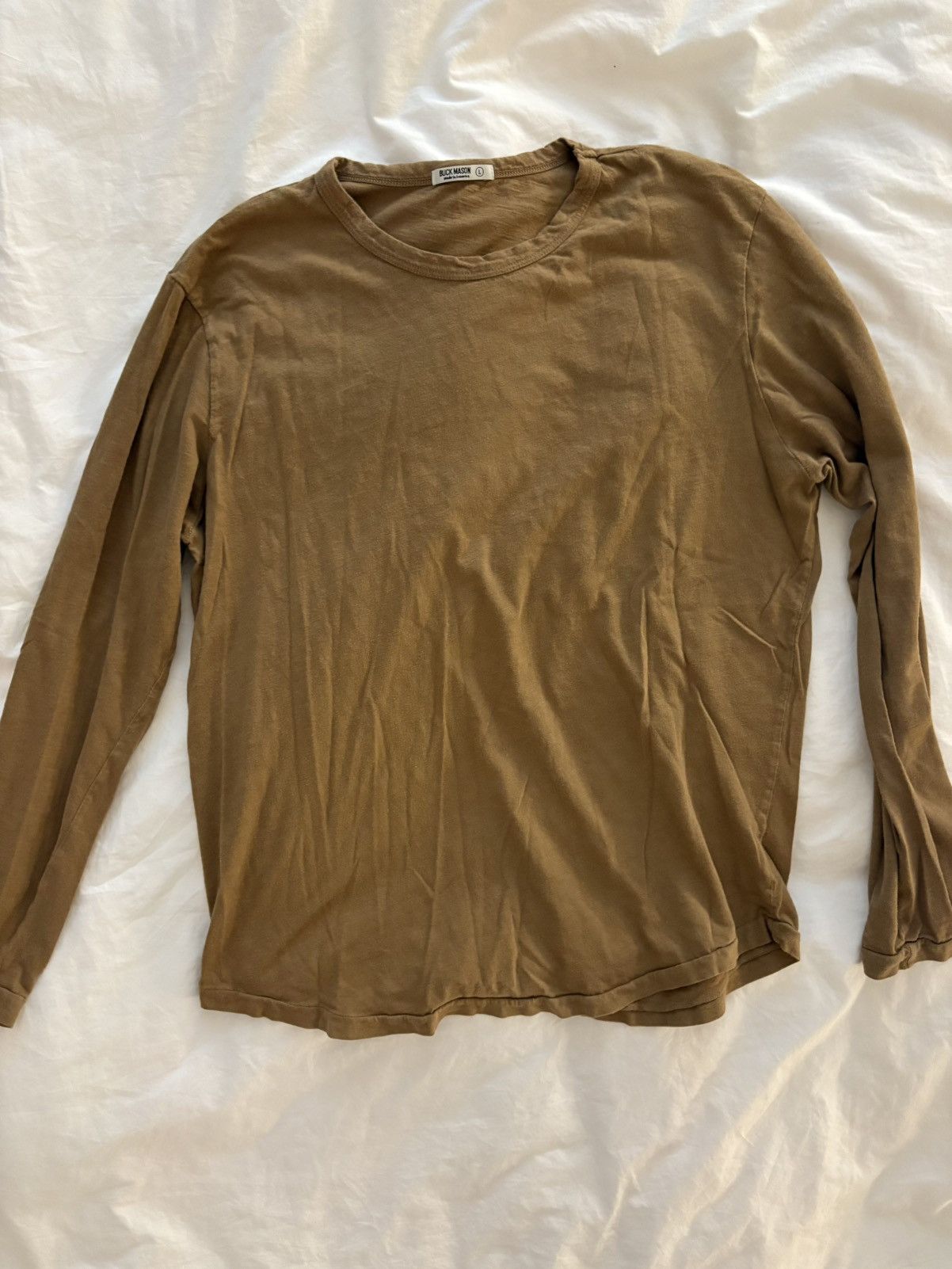 Buck Mason Buck Mason Pima Cotton Long Sleeve Size US L / EU 52-54 / 3 - 2 Thumbnail
