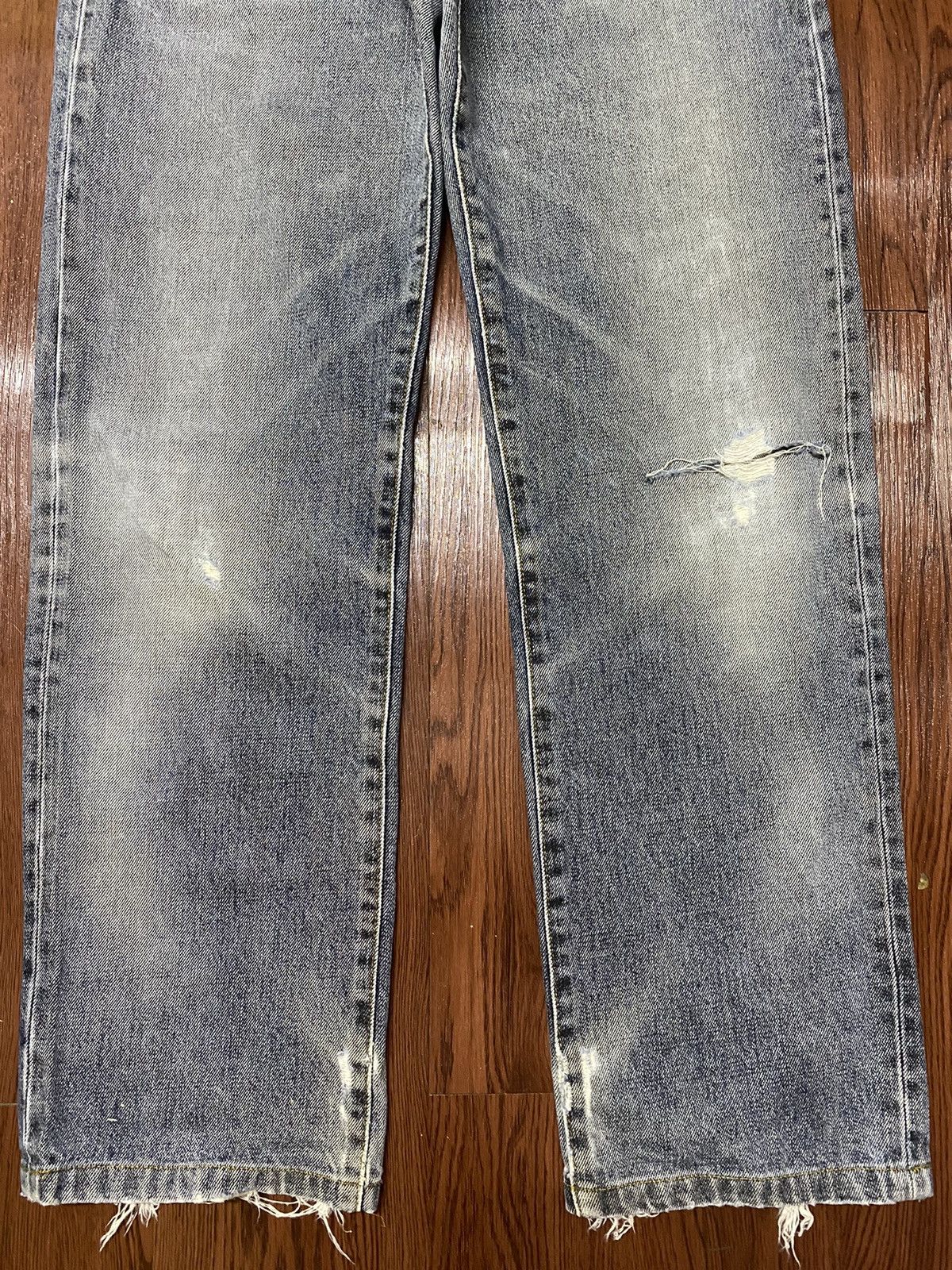 Japanese Brand Vintage Japanese Brand Faded Wash Straight Jeans Size US 31 - 3 Thumbnail