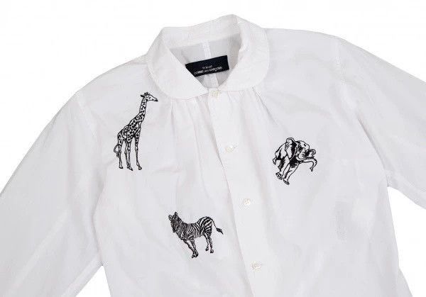Comme des Garcons comme des garcons | 1980s animal embroidered round neck lin Size US M / EU 48-50 / 2 - 2 Thumbnail