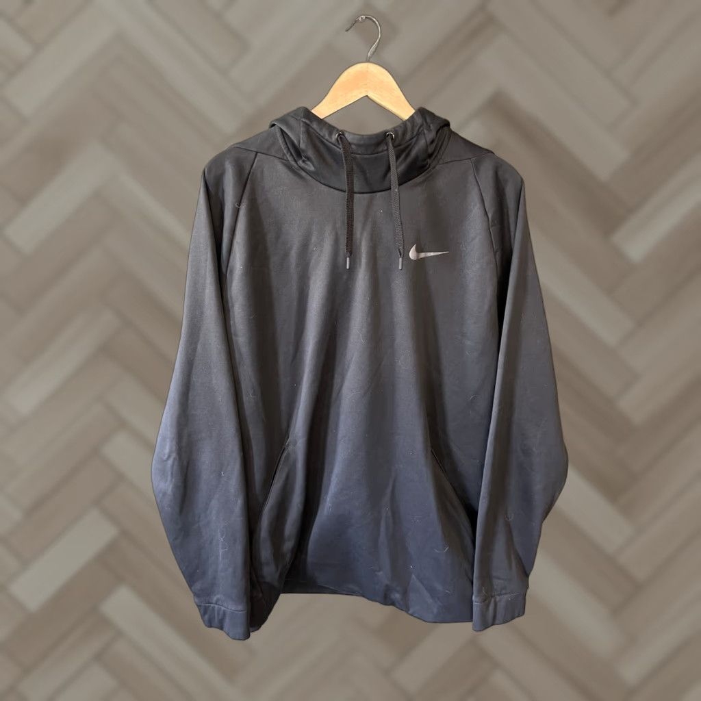 Nike Nike Mens Black Hooded Pullover Dri-Fit Sweatshirt 2XL Size Hoodie Pullover Hooded Mens Black Nike Sweatshirt 2XL Size US XXL / EU 58 / 5 - 1 Thumbnail