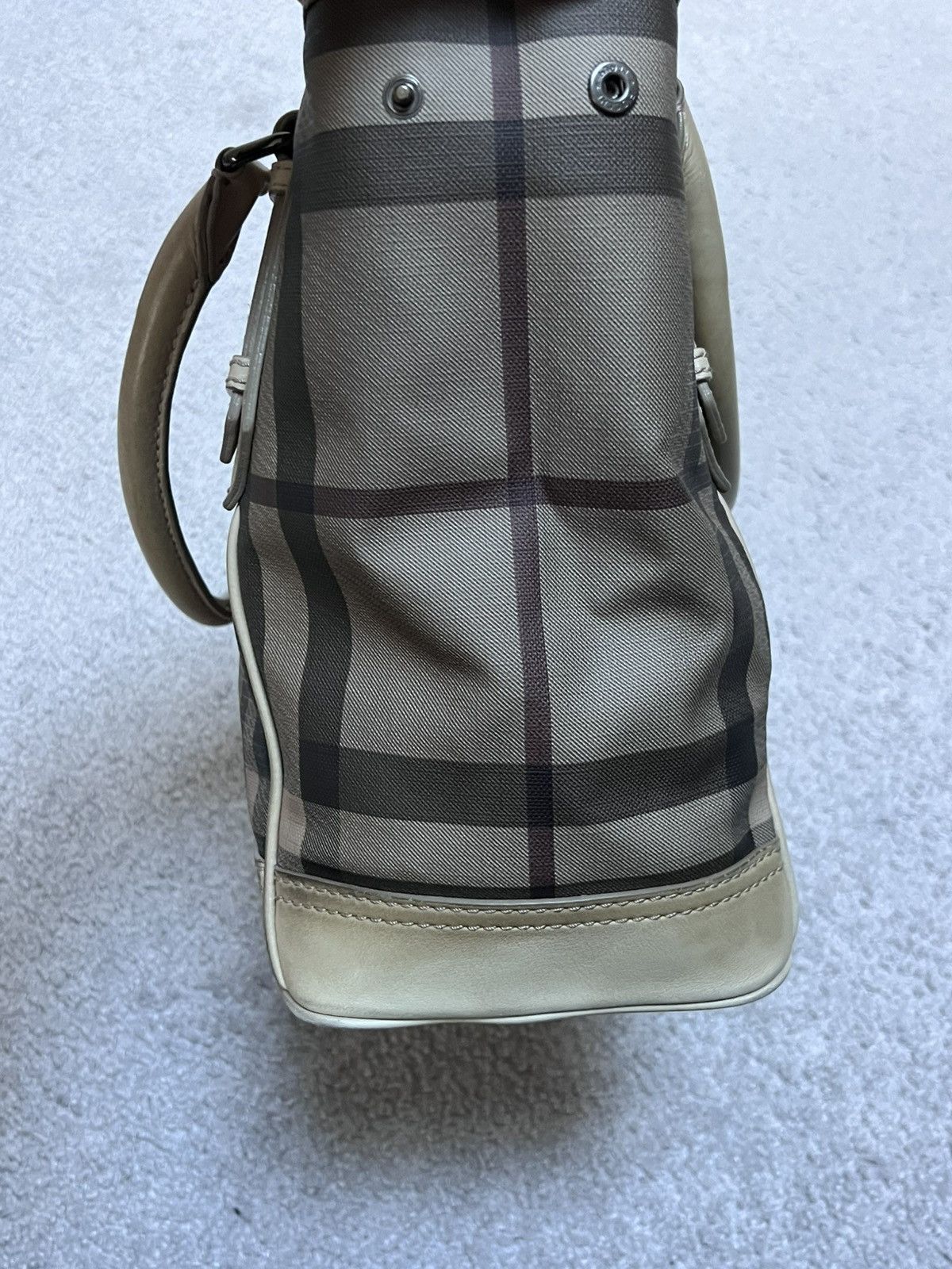 Burberry Burberry Smoke House Check Tote Bag Size ONE SIZE - 6 Thumbnail