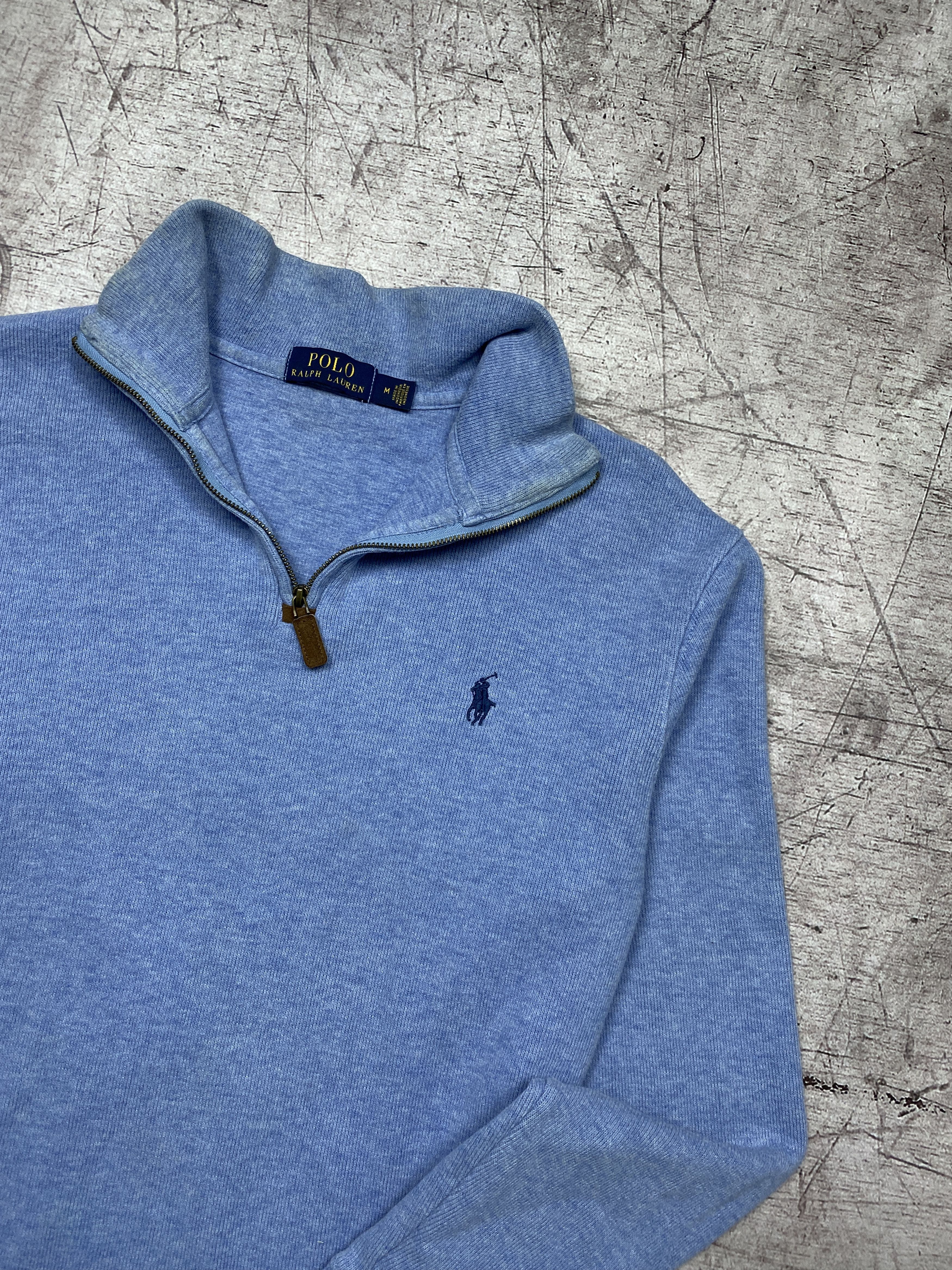 Polo Ralph Lauren × Ralph Lauren Polo Ralph Lauren Vintage Mens 1/4 Zip Sweatshirt Size US M / EU 48-50 / 2 - 2 Thumbnail