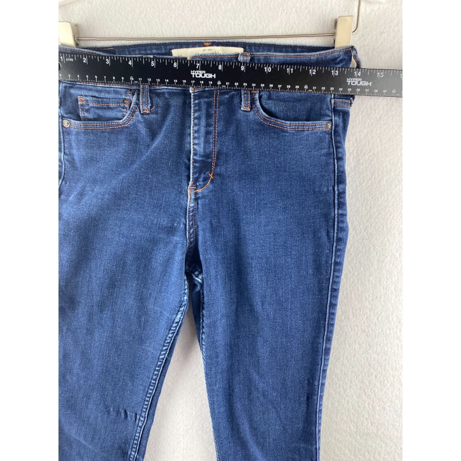Abercrombie & Fitch Abercrombie & Fitch Jeans Womens 6S 28x29 Blue Skinny Stretch Denim Pockets Size 28" / US 6 / IT 42 - 3 Thumbnail