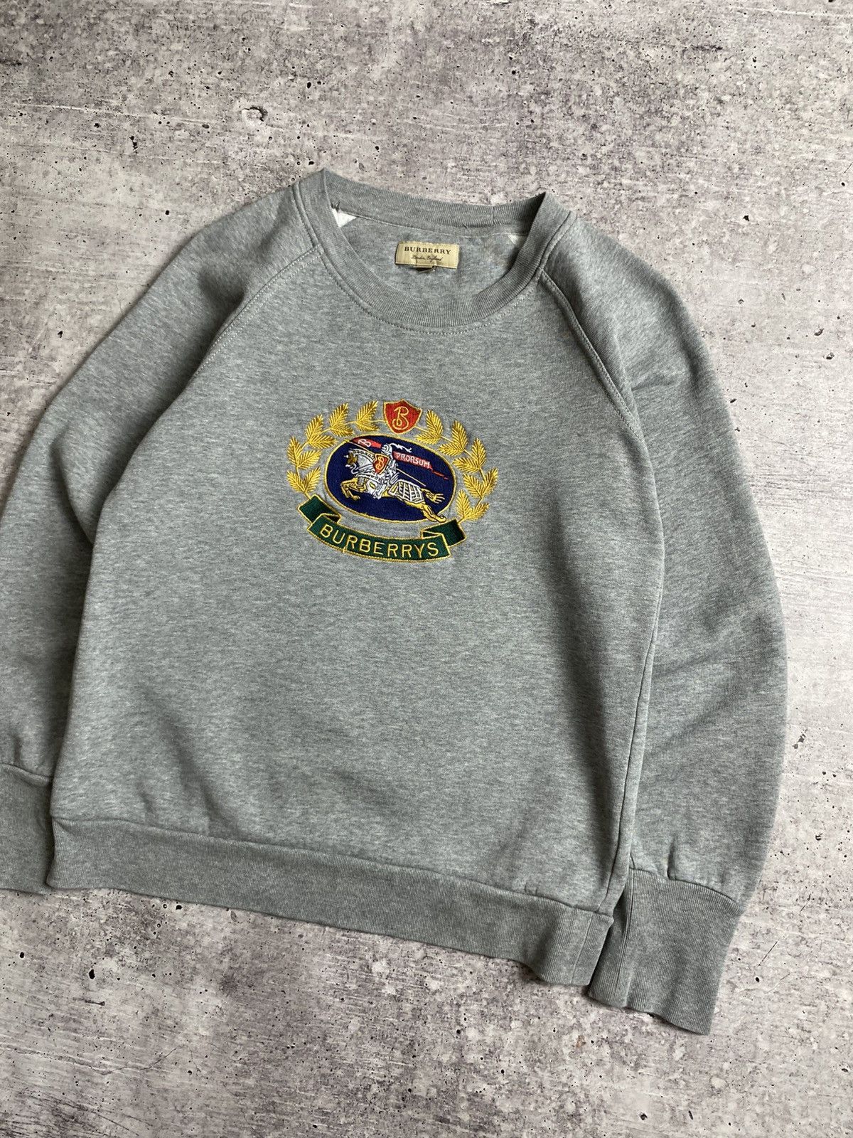 Burberry Burberry Crewneck Big Logo Sweatshirt Size US S / EU 44-46 / 1 - 3 Thumbnail