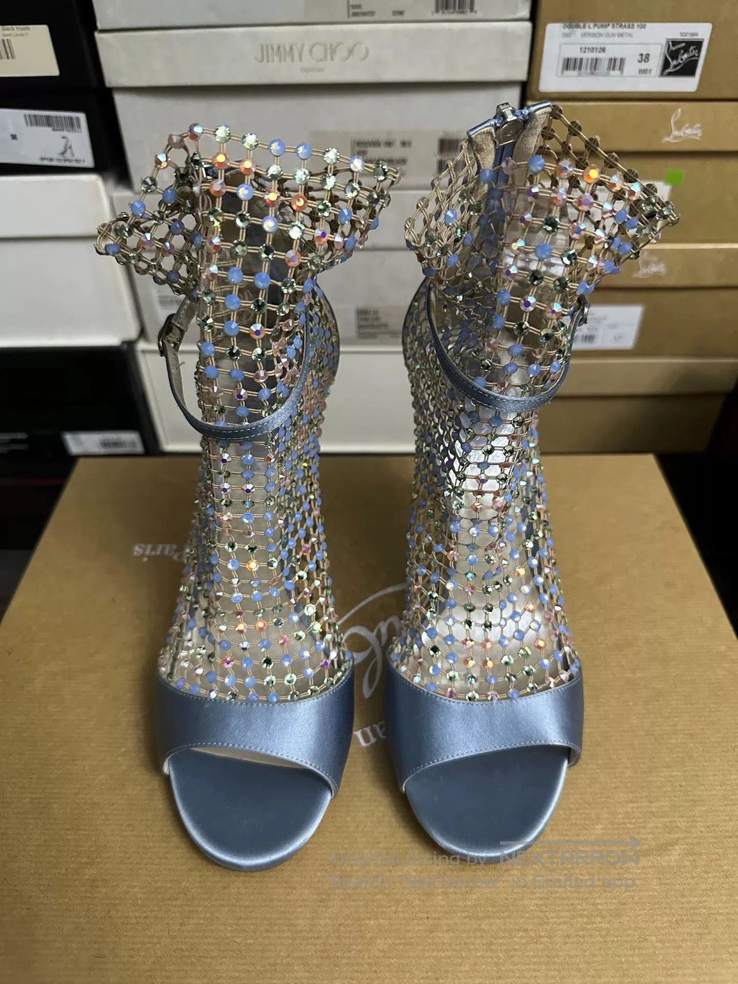 Rene Caovilla Rene Caovilla Crystal Embellished Heels. Size US 8 / IT 38 - 4 Thumbnail