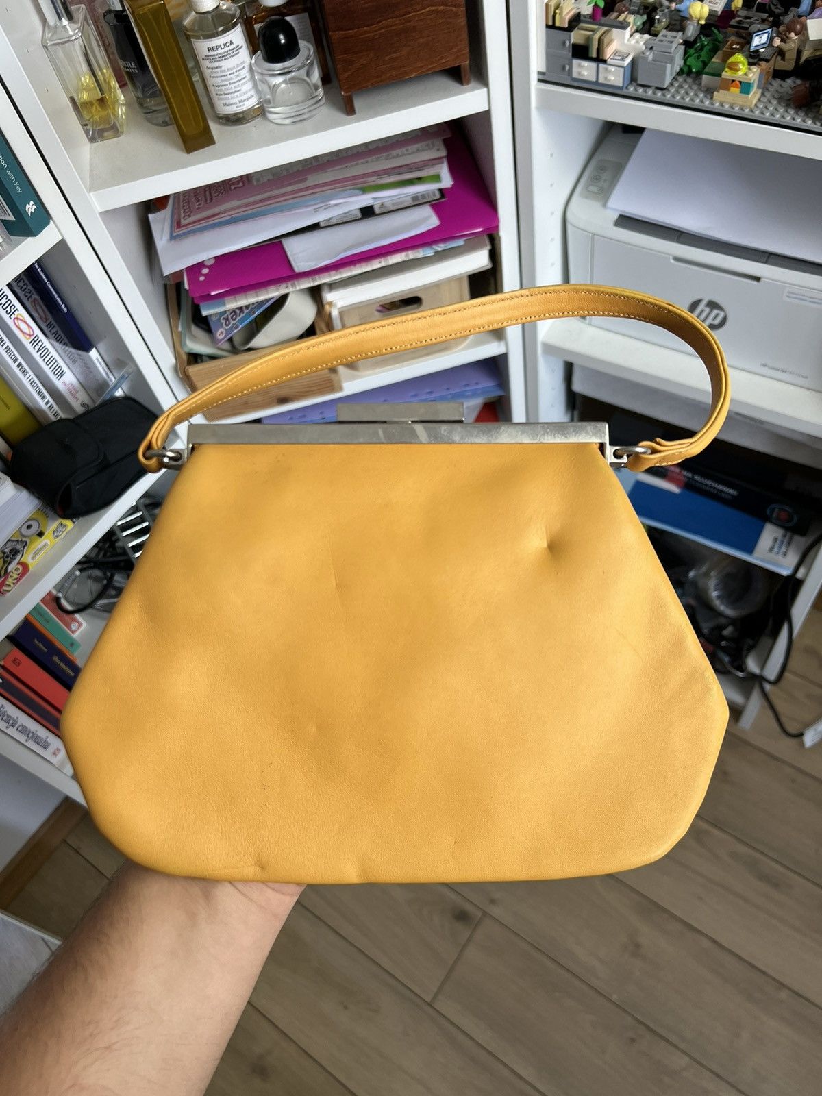 Balenciaga × Designer × Vintage Vintage y2k Balenciaga BB logo leather handbag designer 90s Size ONE SIZE - 6 Thumbnail