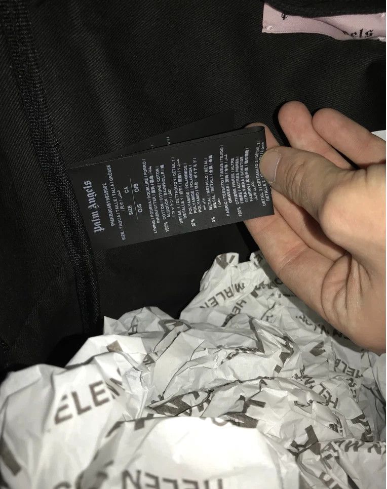 Palm Angels Palm Angels Silver Backpack w/ sensor tag clip Logo Size ONE SIZE - 7 Thumbnail