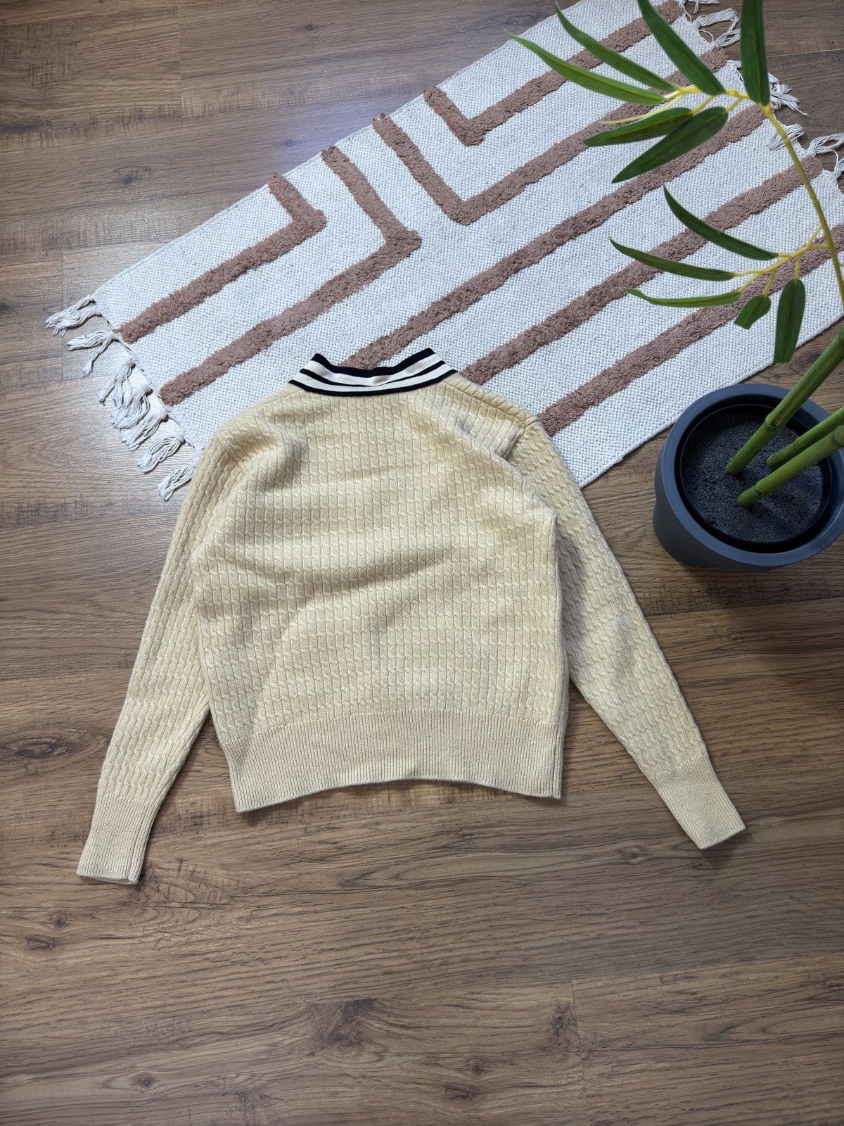 Sandro SANDRO KNITTED V SCKOOL SWEATER Size S / US 4 / IT 40 - 7 Thumbnail