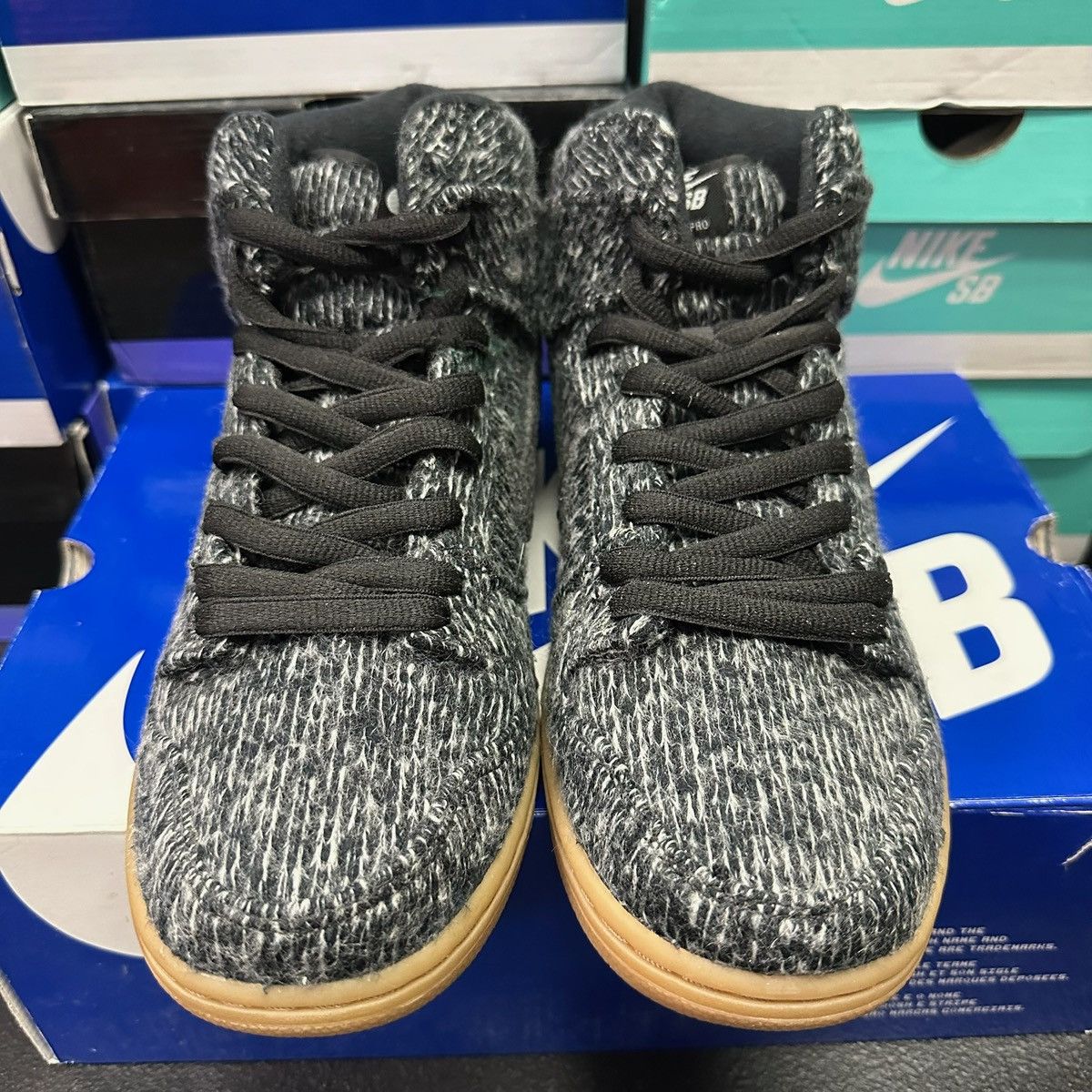 Nike Size 10.5 - Nike SB Dunk High Warmth 684807 002 2014 Size US 10.5 / EU 43-44 - 4 Thumbnail