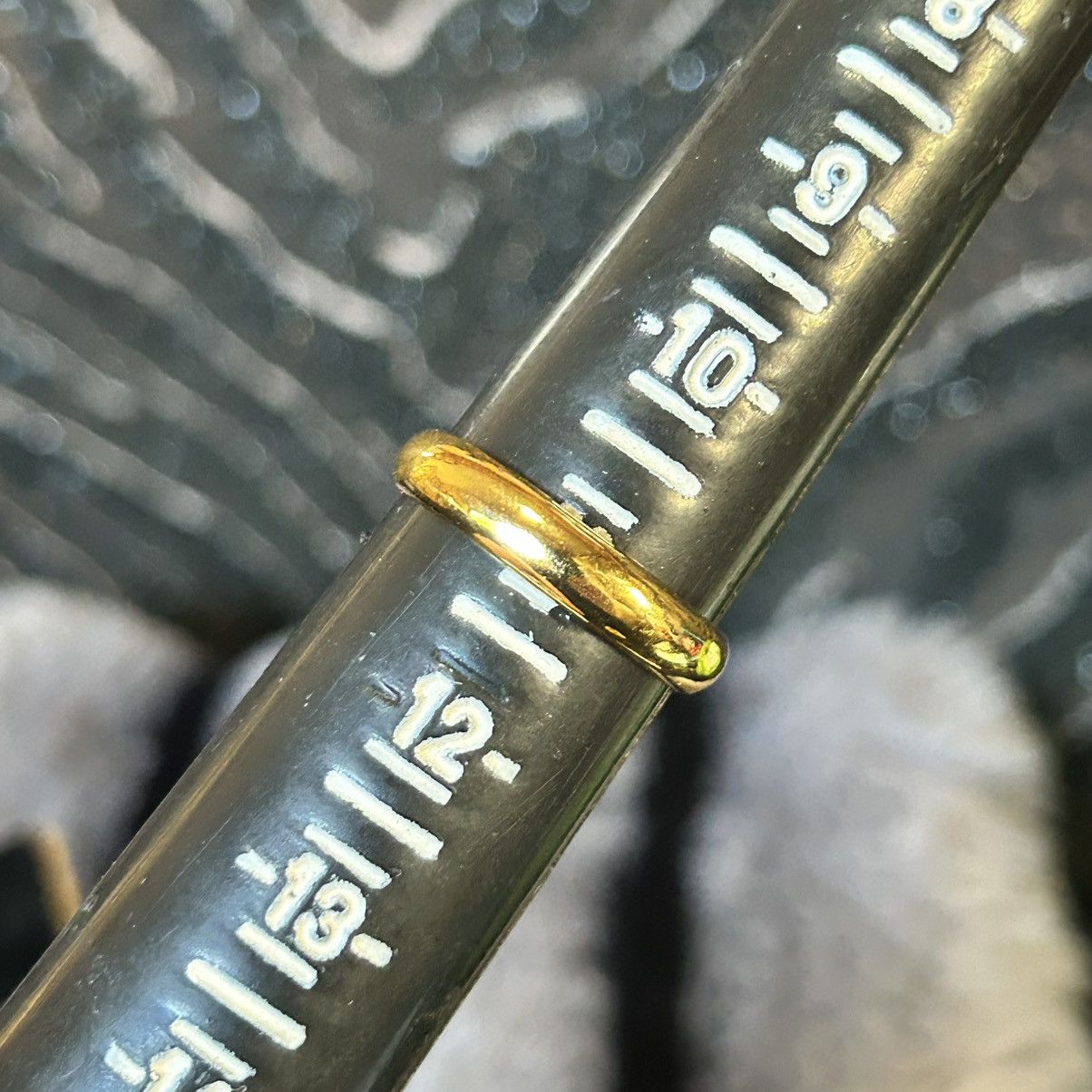Jewelry Shiny 18kt gold plated 4mm stainless steel comfort ring 11 Size ONE SIZE - 7 Thumbnail