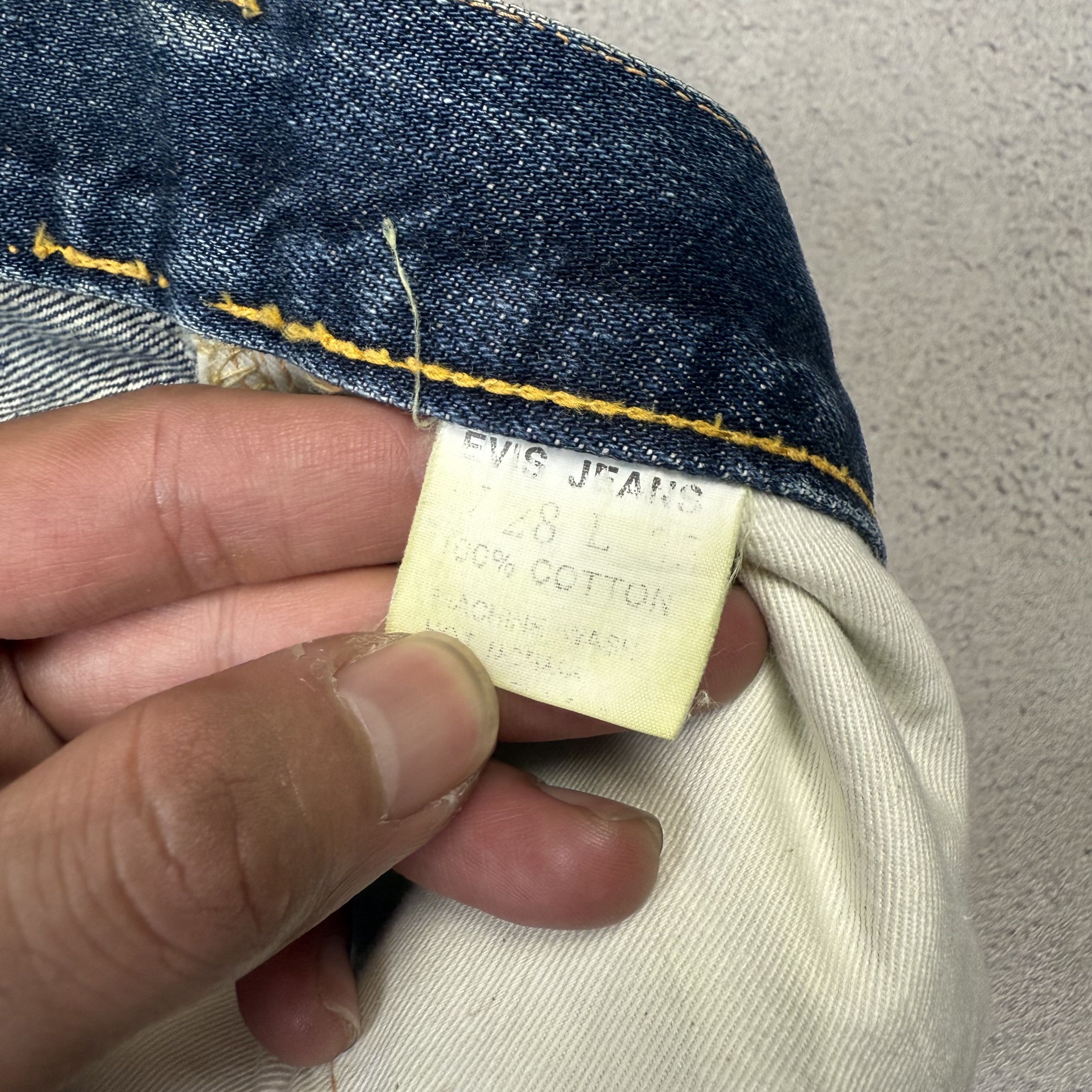 Evisu Vintage EVIS Jeans Selvedge Denim Size US 28 / EU 44 - 11 Thumbnail