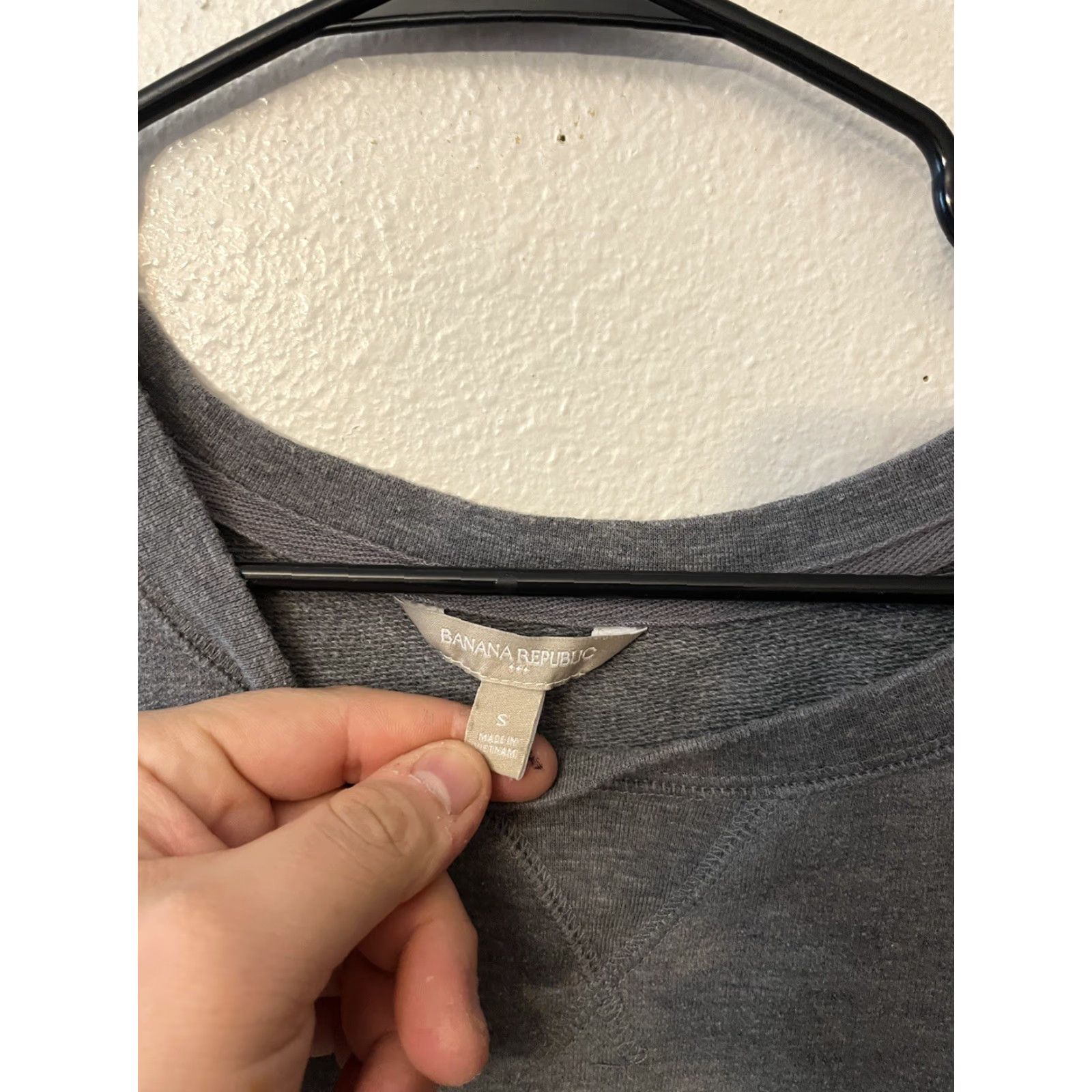 Banana Republic Banana Republic Solid Gray Sweater Women’s Small Size Cable-Knit Pullover, Cotton Blend, Nylon, Viscose, Long Sleeve, Regular Adult Women Size S / US 4 / IT 40 - 2 Thumbnail