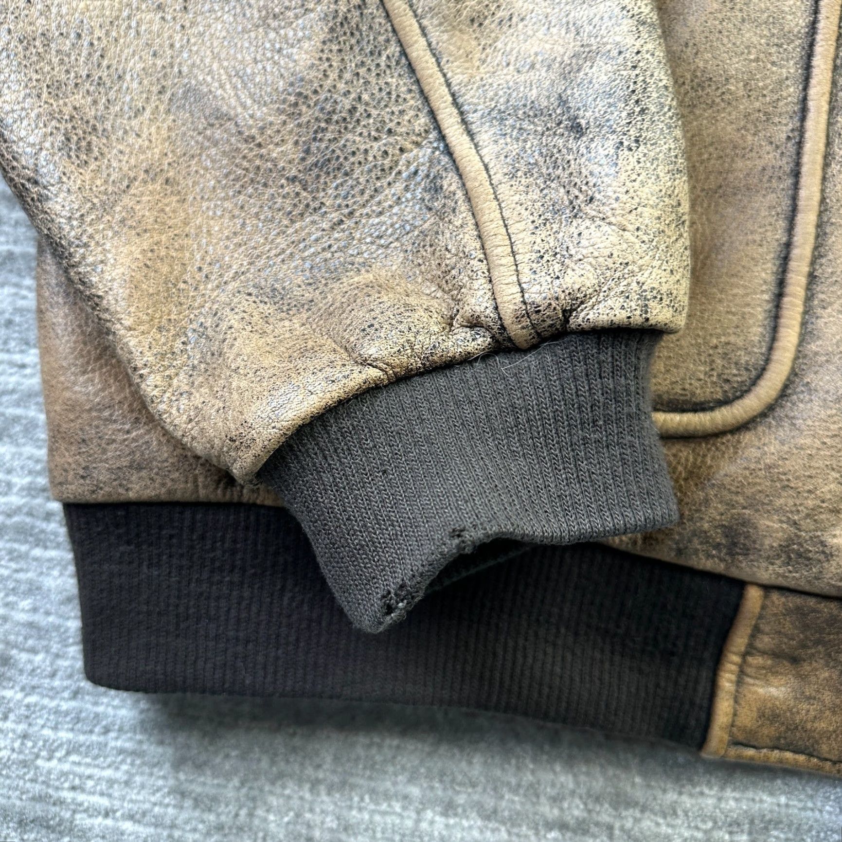Eddie Bauer VINTAGE Eddie Bauer Jacket Mens XL Brown Leather Bomber Shearling Collar Flight Size US XL / EU 56 / 4 - 4 Thumbnail