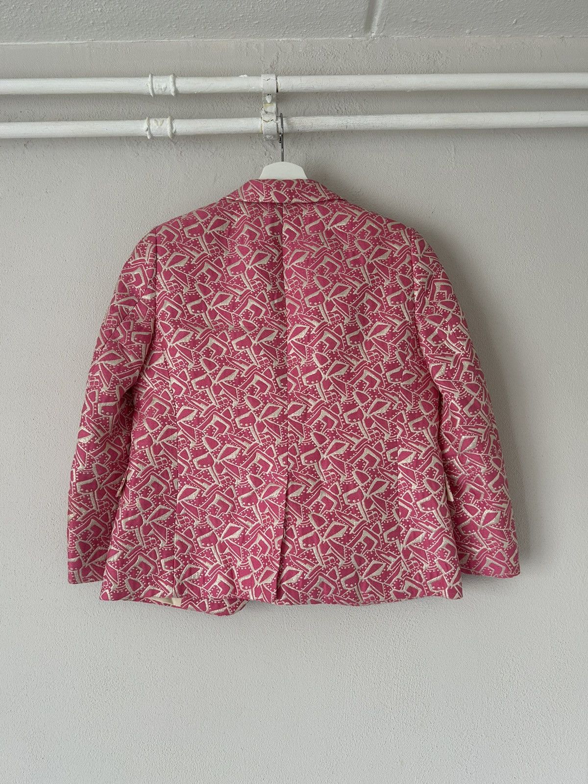 Marni Pink Silk Blend Blazer Size M / US 6-8 / IT 42-44 - 2 Thumbnail