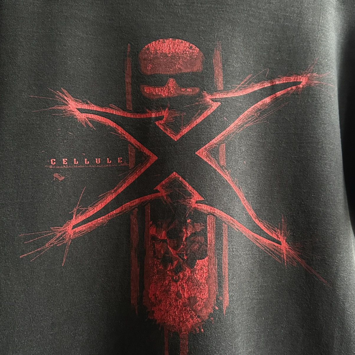 Band Tees Vintage 2000s Cellule X Nu Metal Band Tee Size US M / EU 48-50 / 2 - 3 Thumbnail