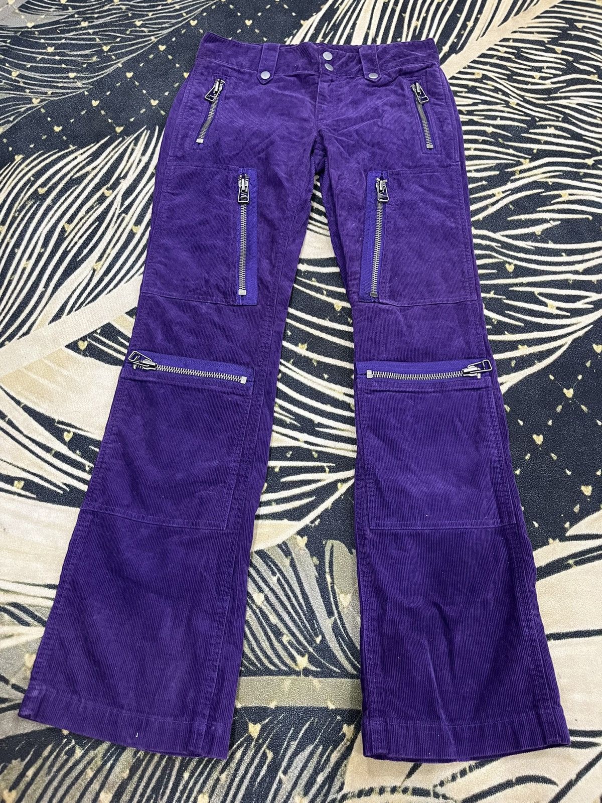 If Six Was Nine × Polo Ralph Lauren × Ralph Lauren Flare Multizipper Coudroy Ralph Lauren Size US 28 / EU 44 - 5 Thumbnail