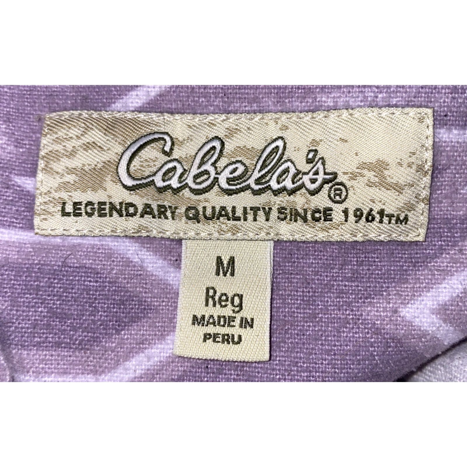 Vintage Cabela’s Shirt Women Purple Geometric Long Sleeve Button Front Size M Regular Size M / US 6-8 / IT 42-44 - 7 Thumbnail