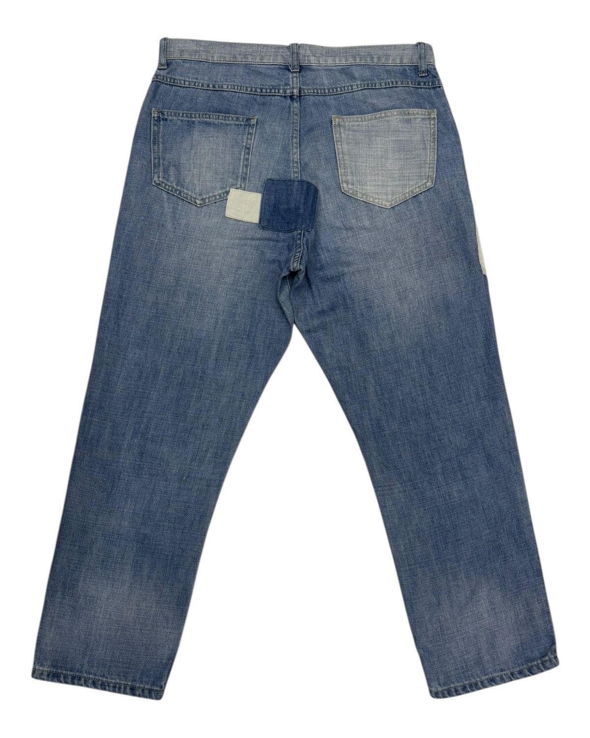 Issey Miyake × Tsumori Chisato × Undercover Niko And Patchwork Baggy Wide Cropped Jeans Denim Size US 32 / EU 48 - 8 Thumbnail