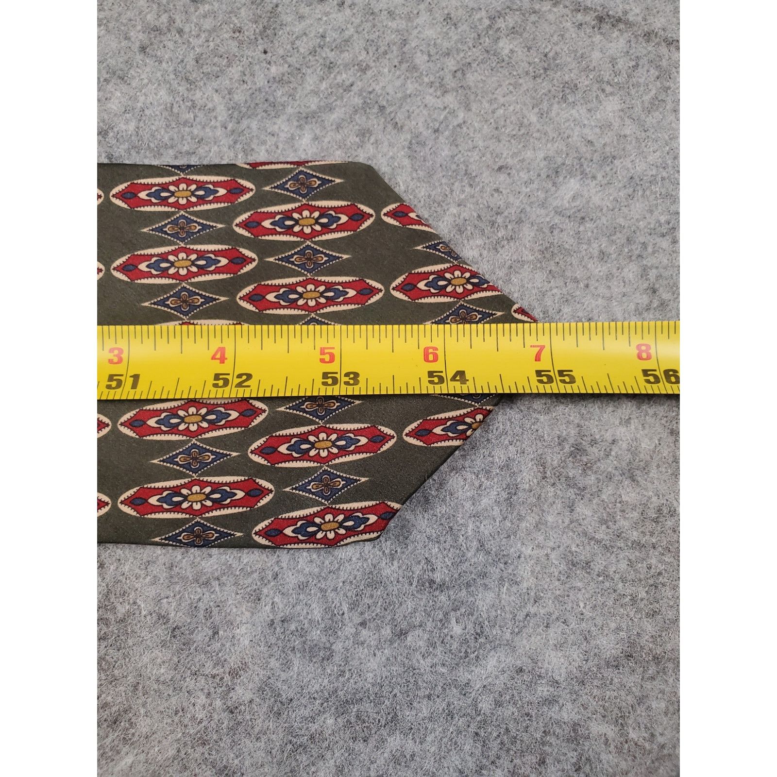 Bill Blass Vintage Men's Bill Blass Silk Necktie Retro Print Size ONE SIZE - 8 Thumbnail