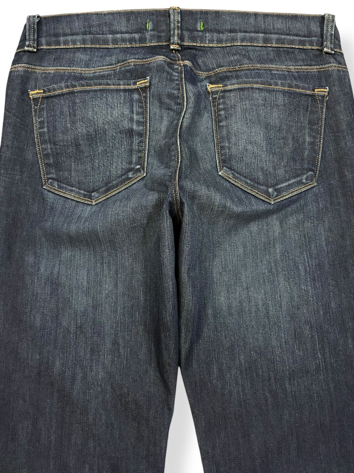 J Brand Vintage J Brand Dark Blue Wash Flare Bell Bottom Jeans Size 31" - 9 Thumbnail