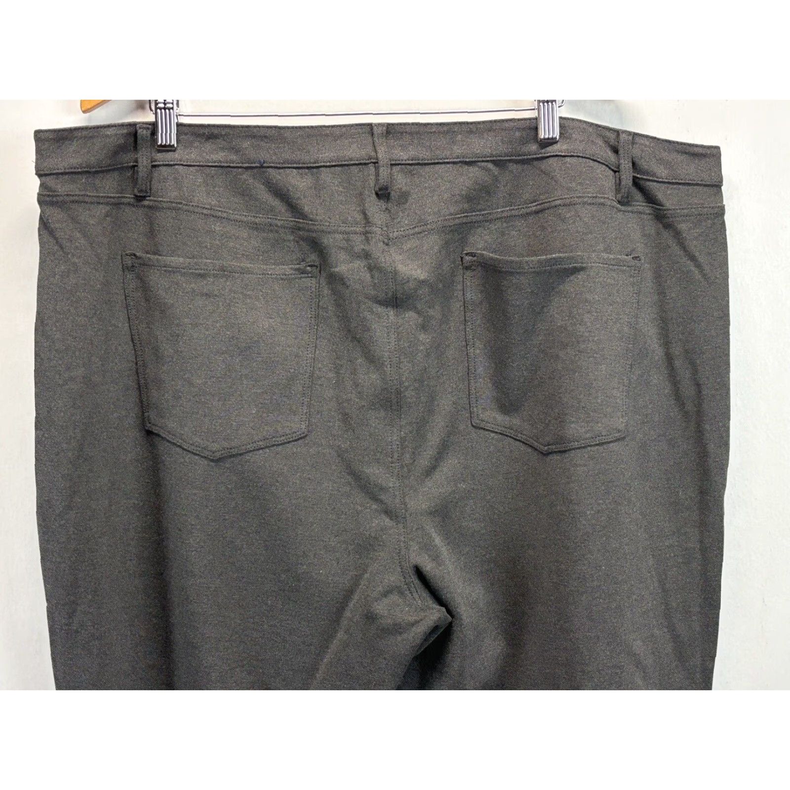 Talbots Talbots Pants Women 24W Gray Knit High Waist Straight Leg Dress Pants Career Business Womens Size 42" / US 20 - 4 Thumbnail